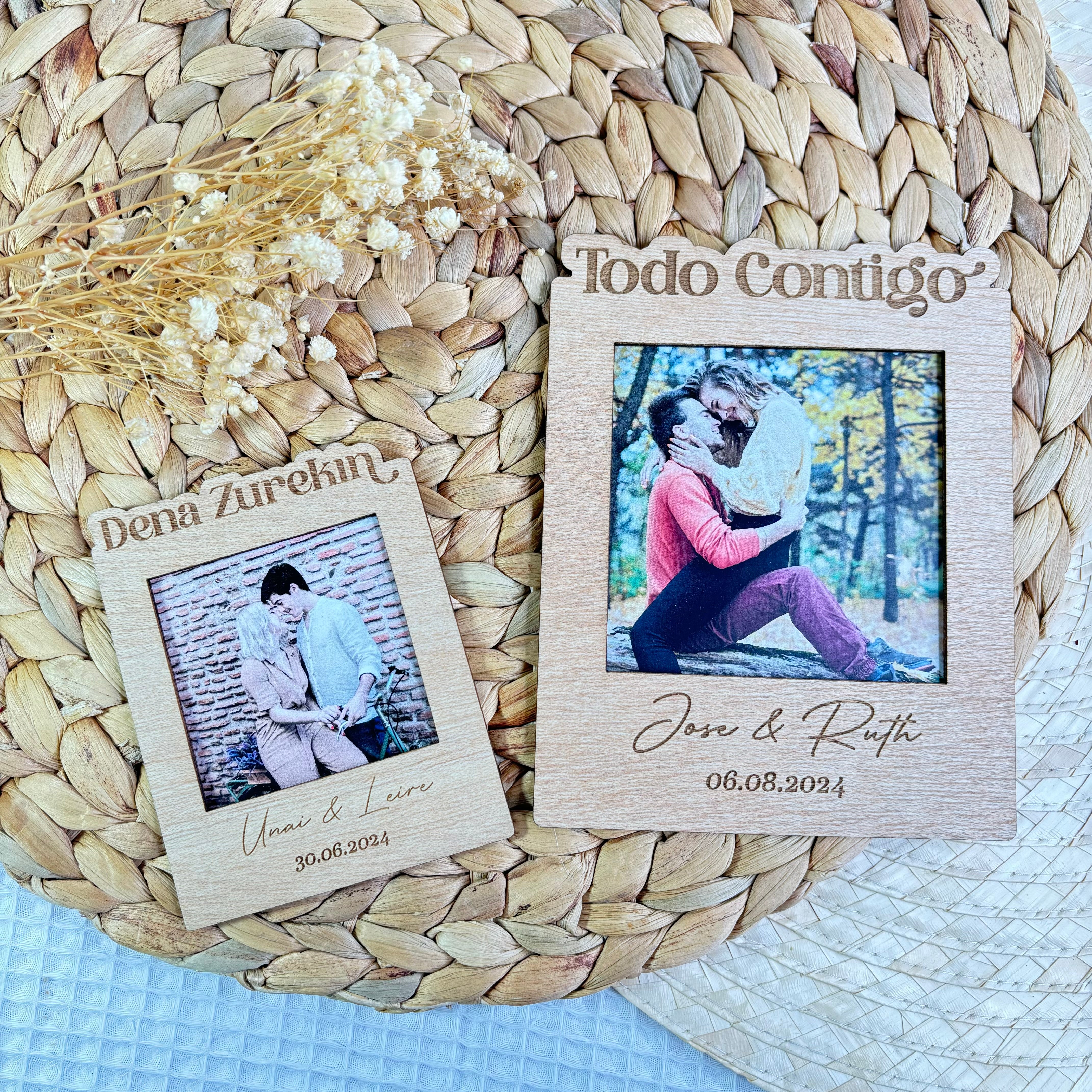 Portafotos Imán "Todo Contigo”