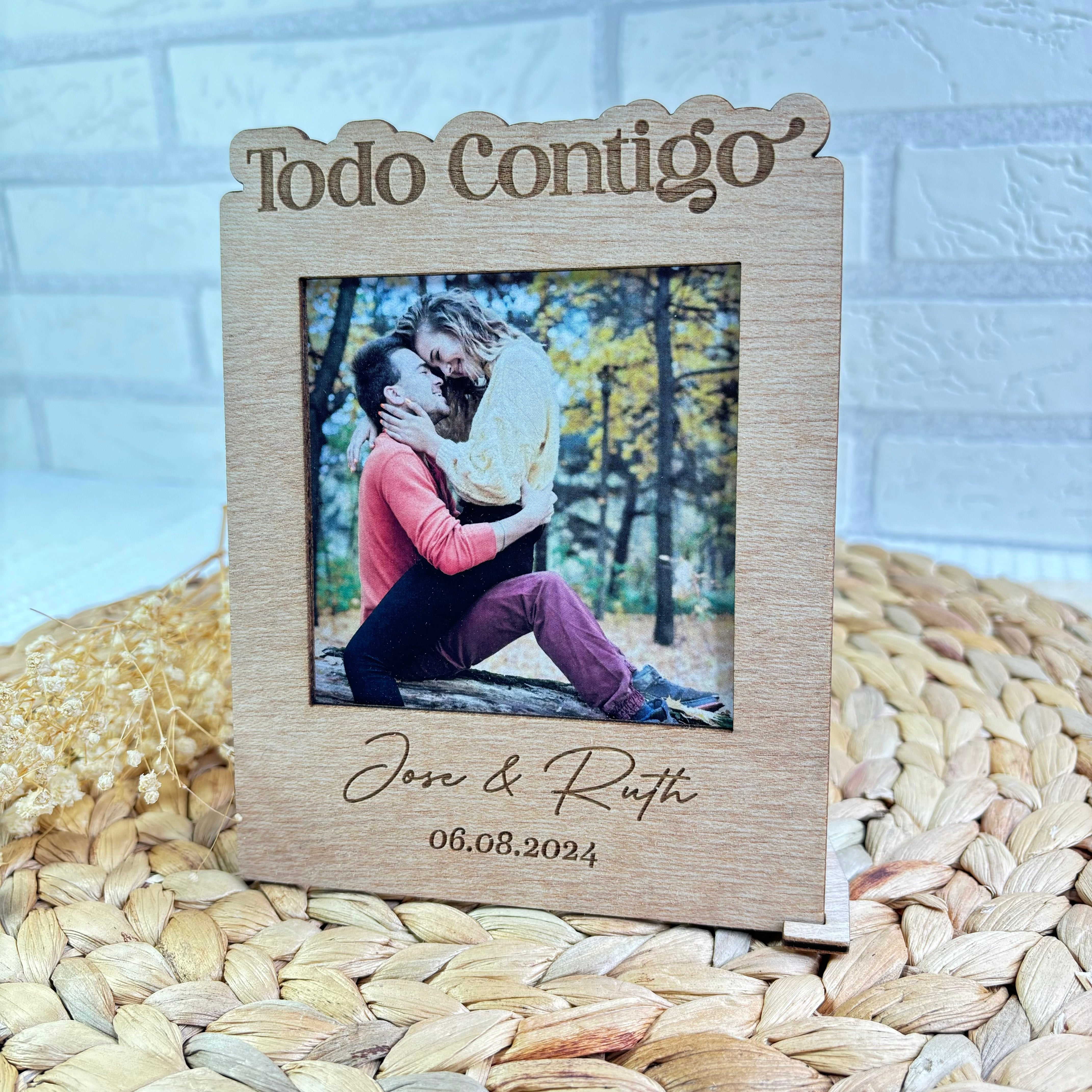 Portafotos Imán "Todo Contigo”