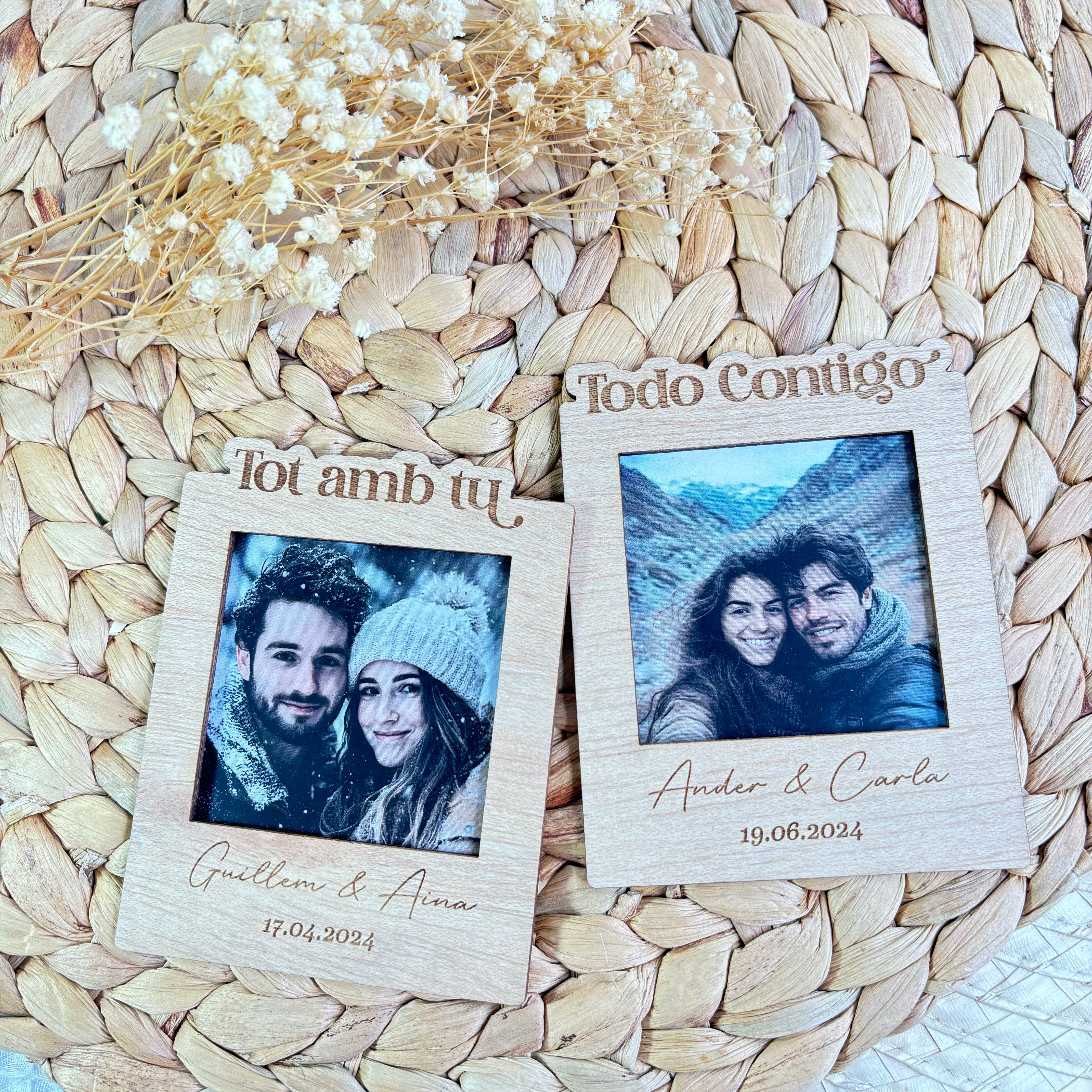 Portafotos Imán "Todo Contigo”