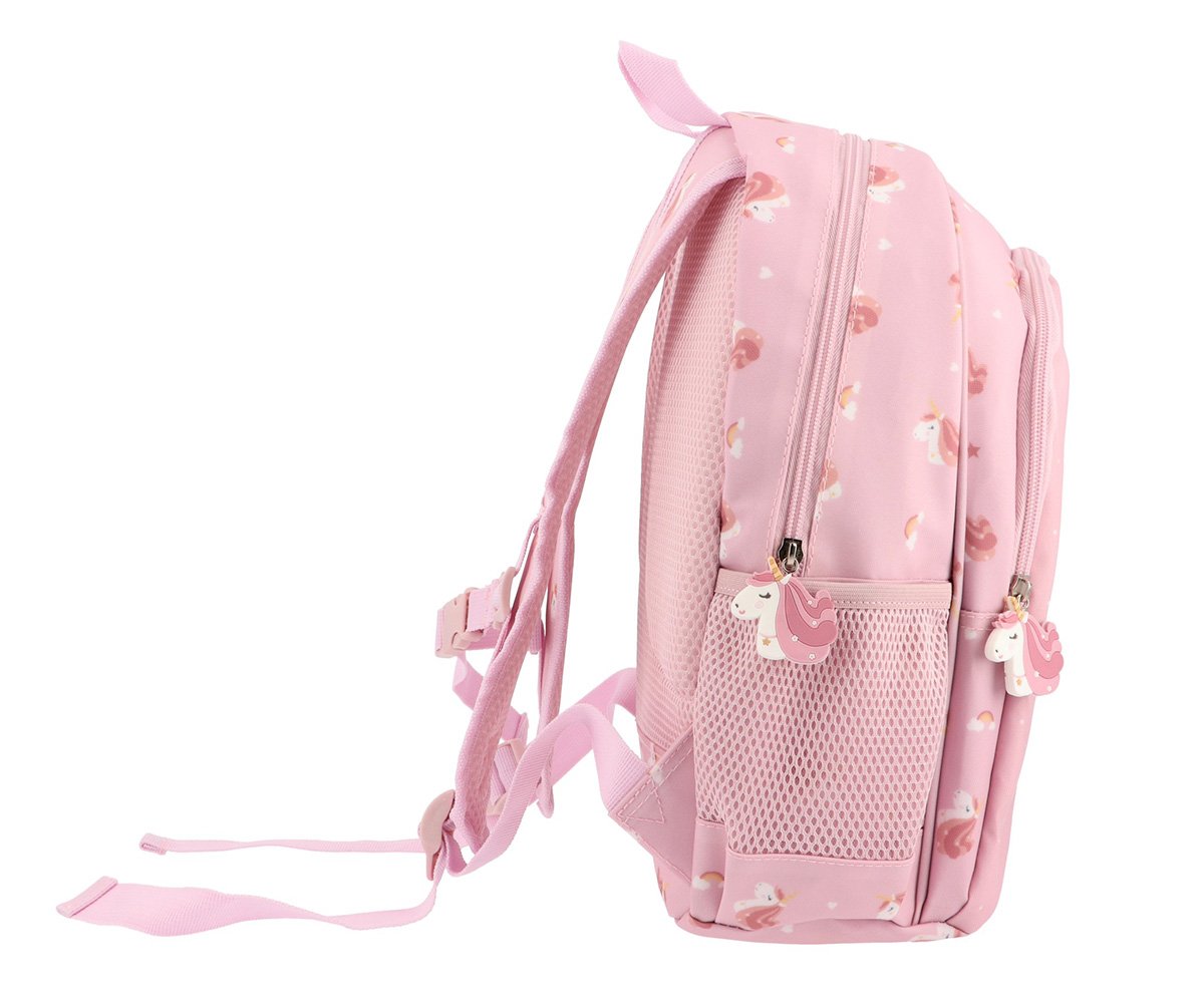 Mochila Mediana + Llavero Colección Magical Unicorn