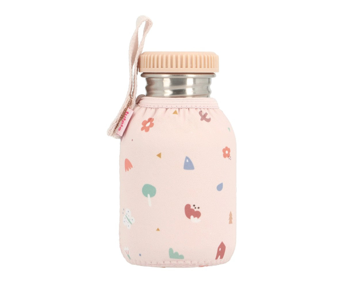 Botella Acero Inoxidable + Funda Neopreno Colección Geometric Nature
