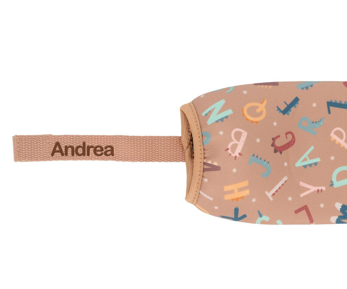 Botella Acero Inoxidable + Funda Neopreno Colección Funny Letters