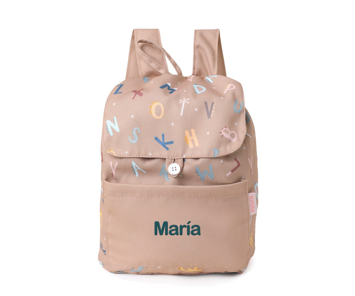 Mochila de Tela Colección Funny Letters
