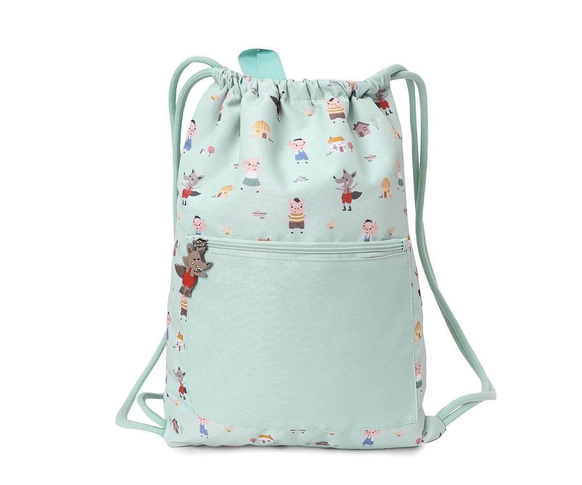 Mochila Saquito Impermeable The Three Little Pigs