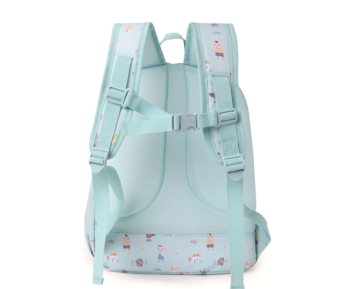 Mochila Mediana + Llavero Colección The Three Little Pigs
