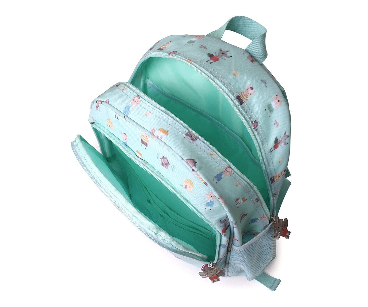 Mochila Mediana + Llavero Colección The Three Little Pigs