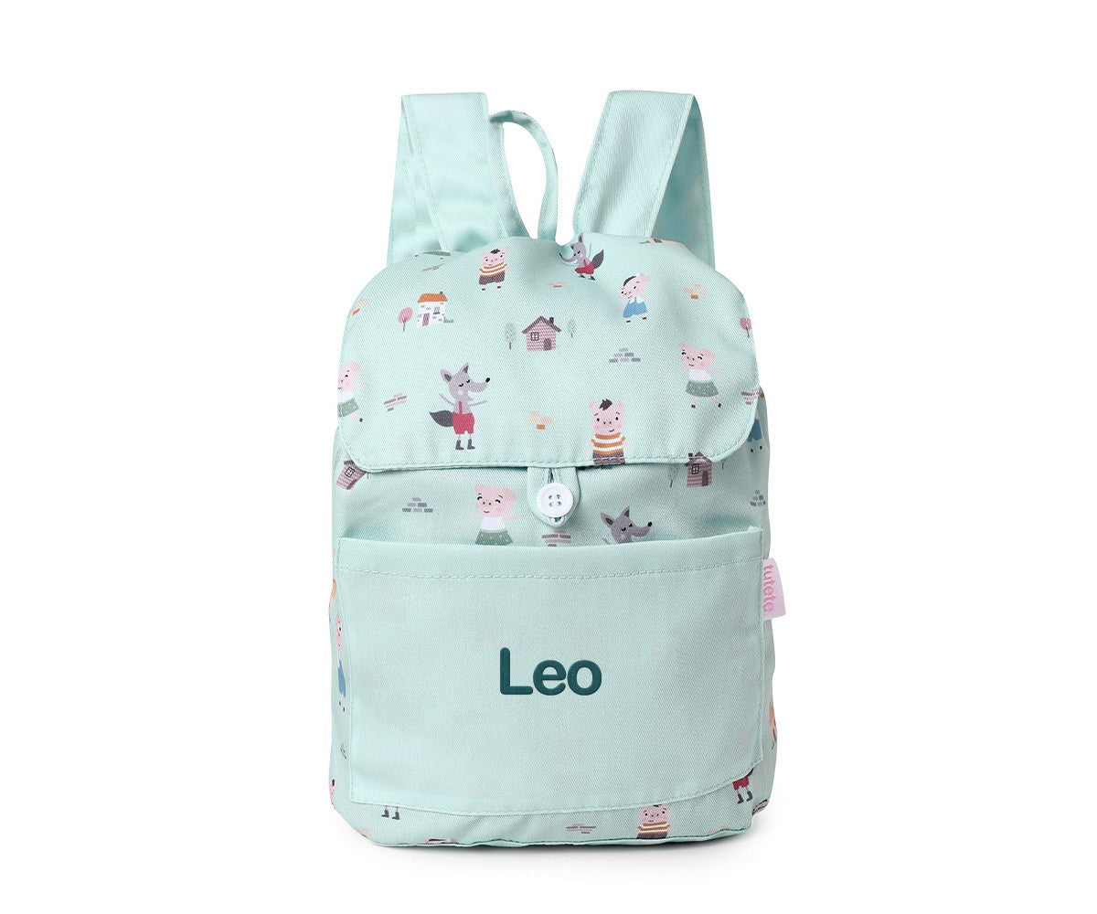 Mochila de Tela Colección The Three Little Pigs