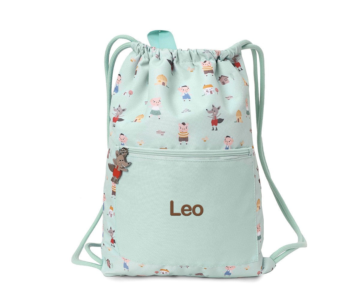 Mochila Saquito Impermeable The Three Little Pigs