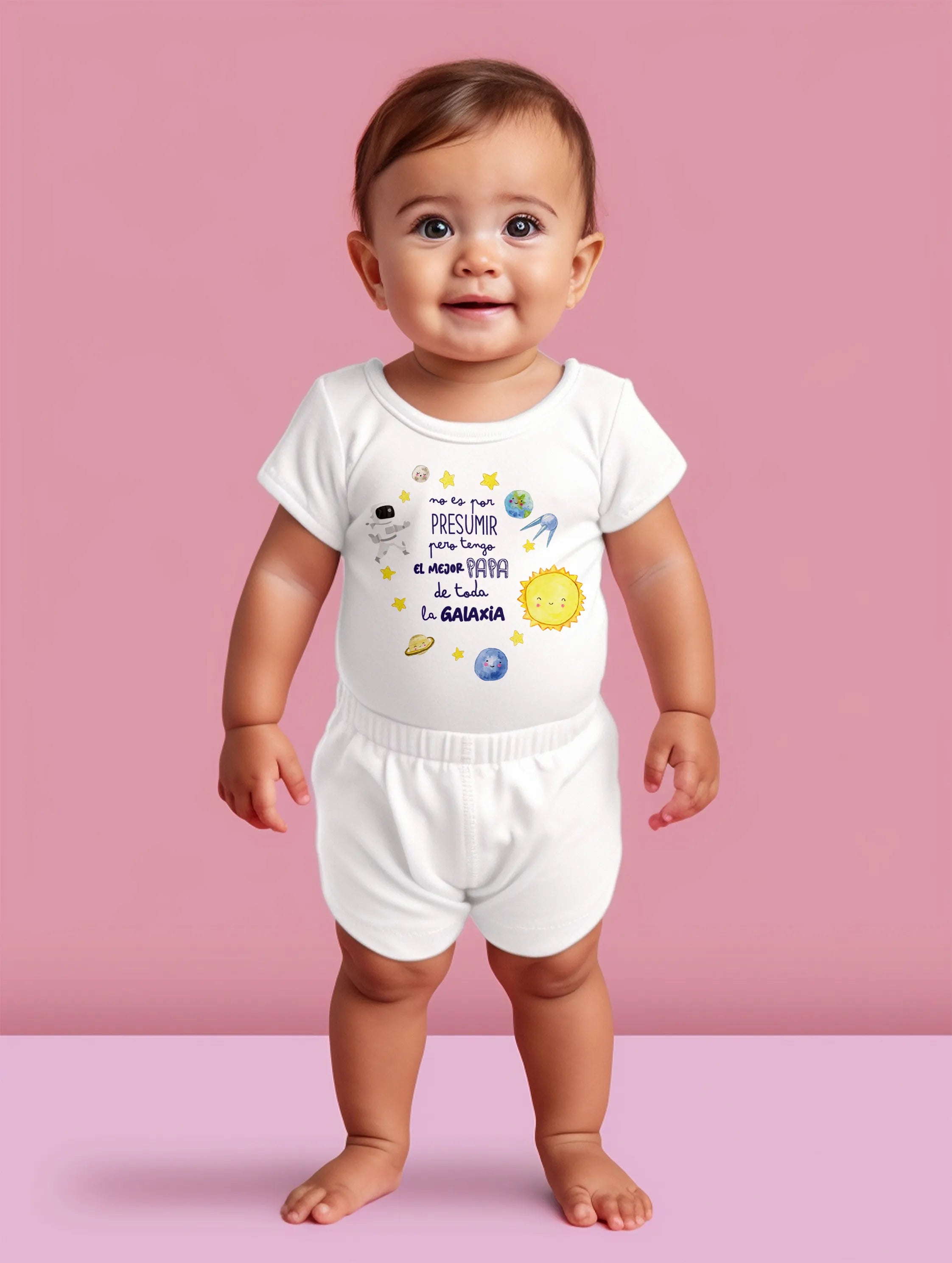 Body Personalizado "Mejor Papá de la Galaxia"