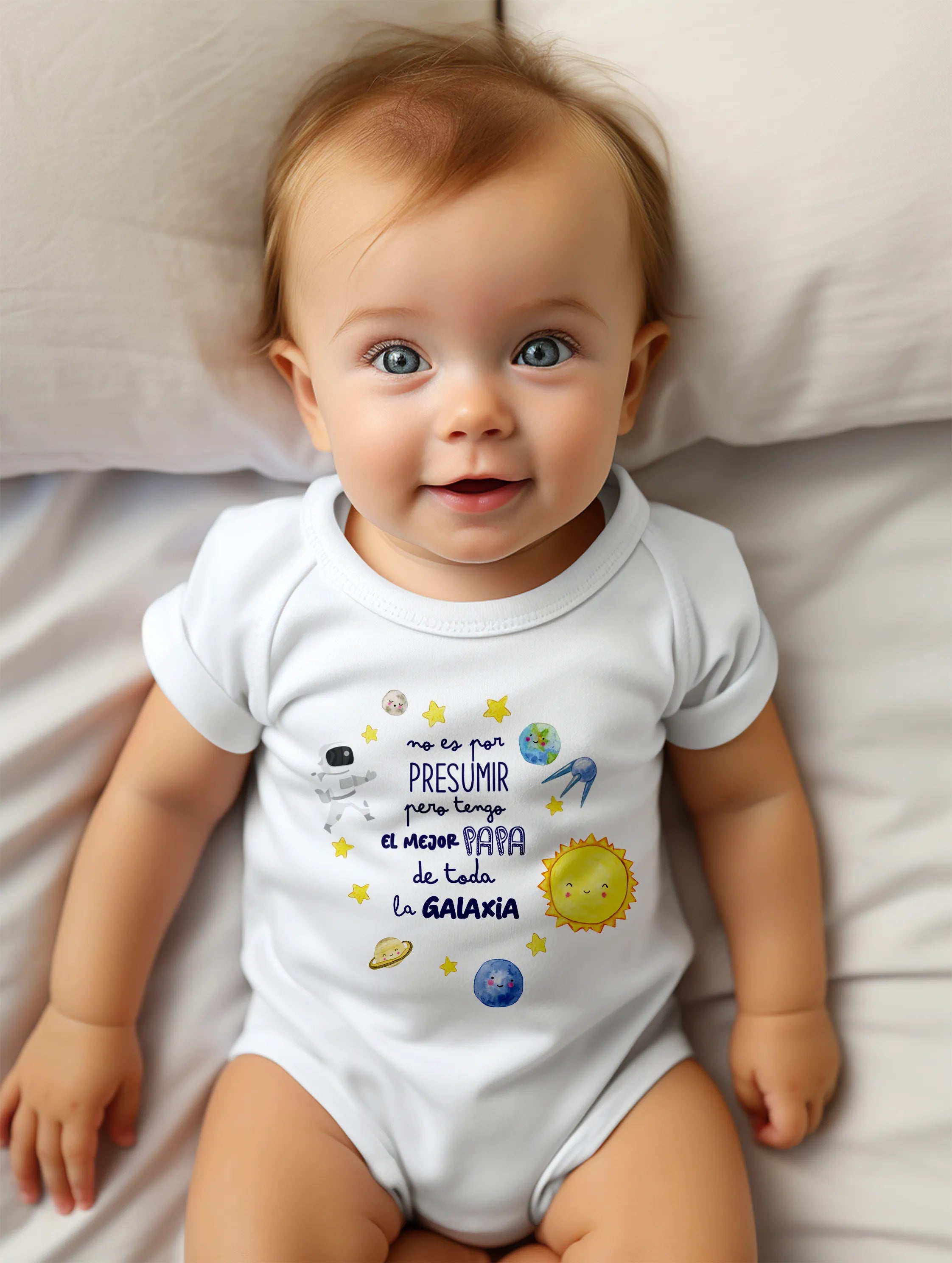 Body Personalizado "Mejor Papá de la Galaxia"