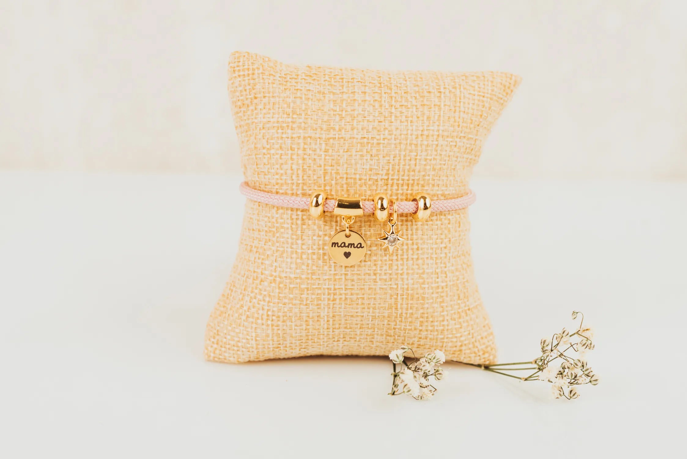 PULSERA ORO Y CIRCONITA  “SUPER MAMÁ”