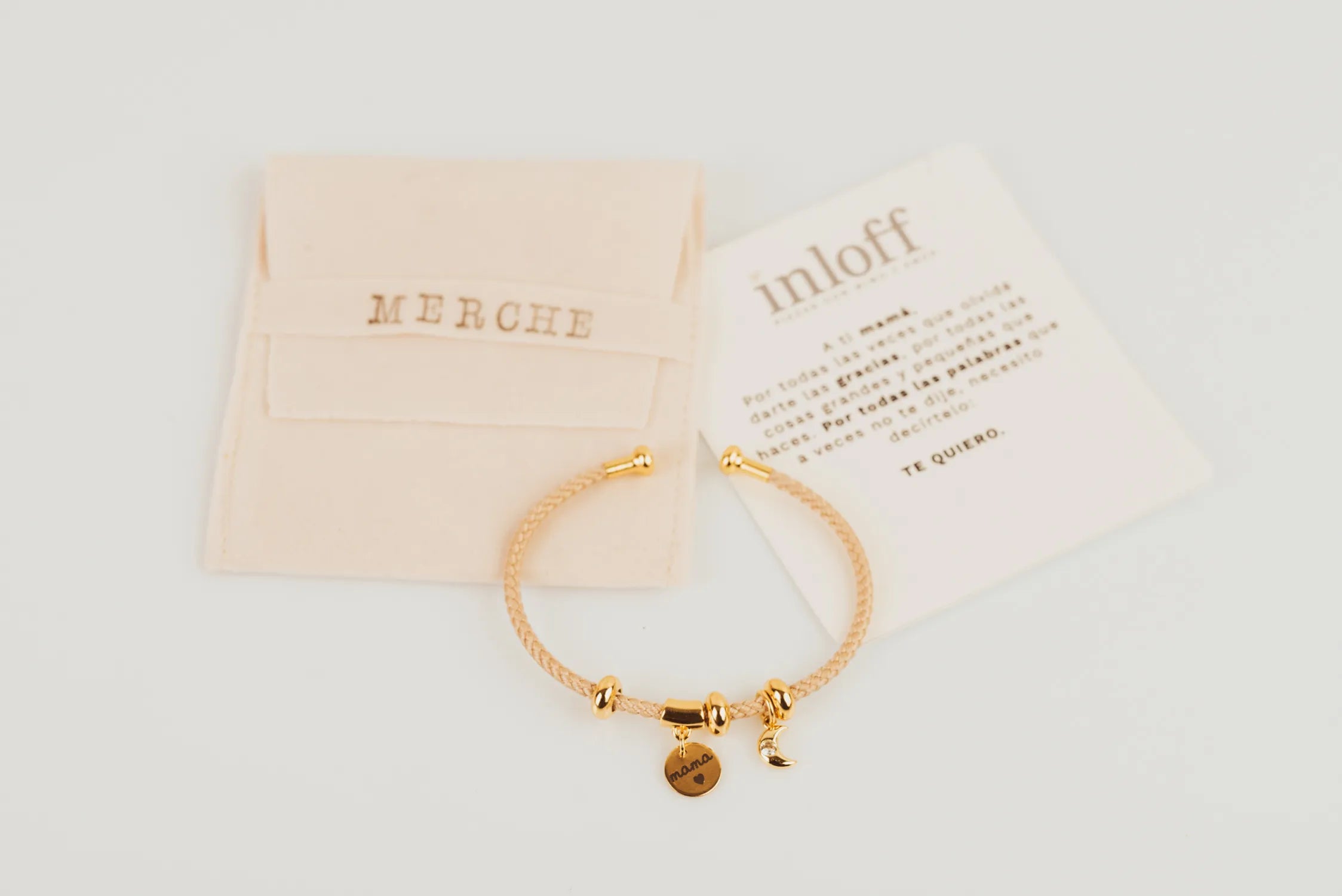 PULSERA ORO Y CIRCONITA  “SUPER MAMÁ”