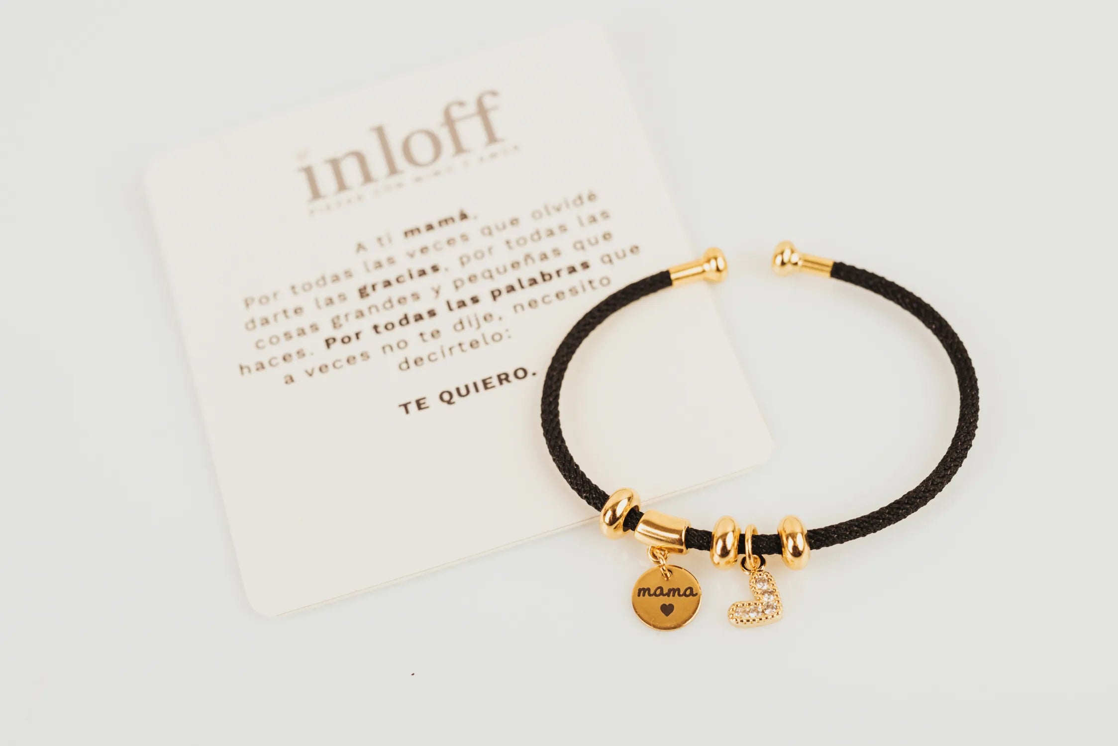 PULSERA ORO Y CIRCONITA  “SUPER MAMÁ”