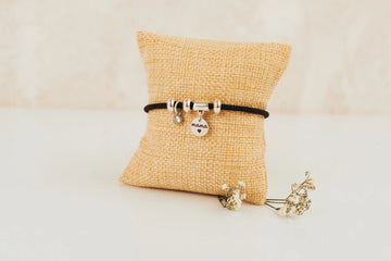 PULSERA PLATA Y CIRCONITA  “SUPER MAMÁ”