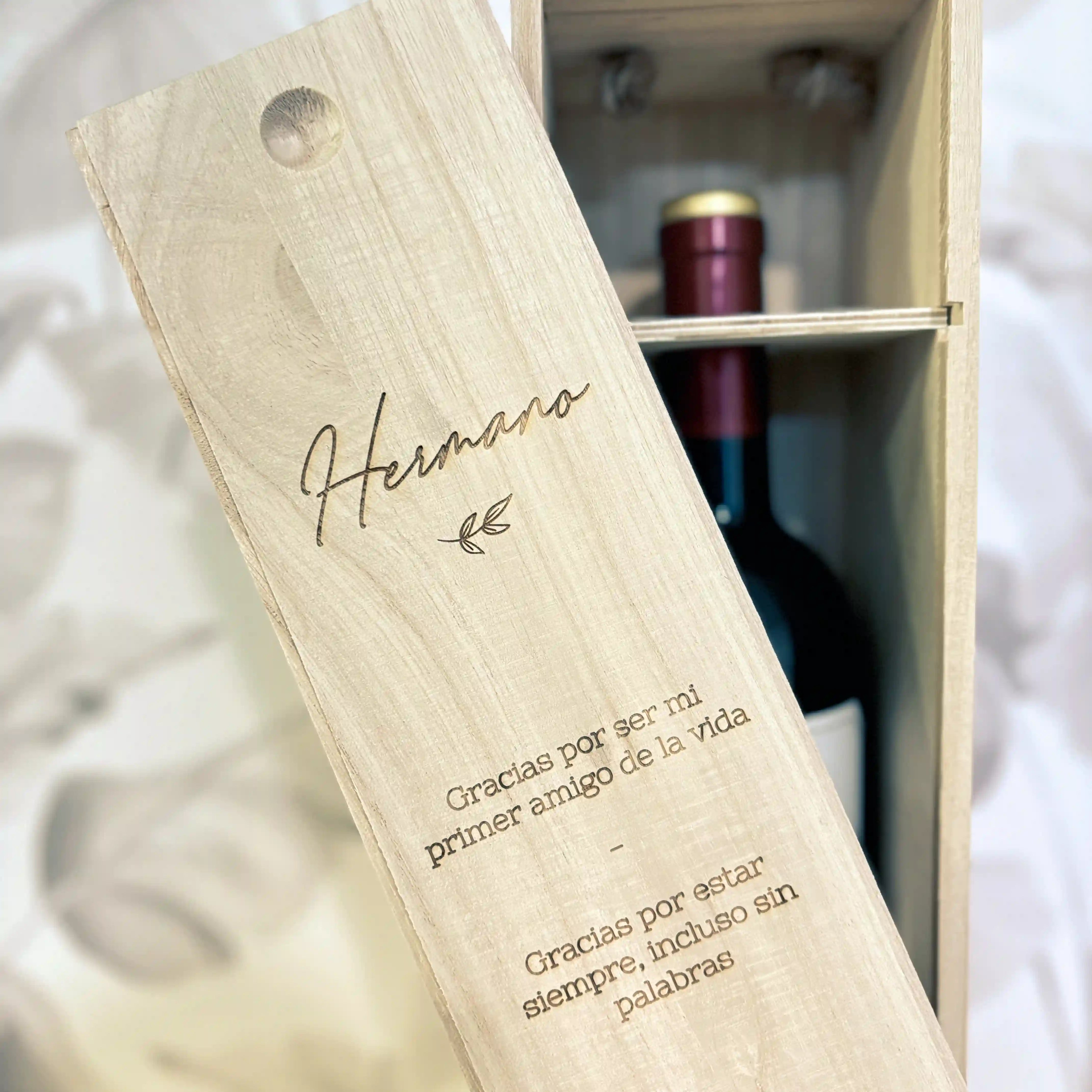Caja de Vino Personalizada "Motivos"