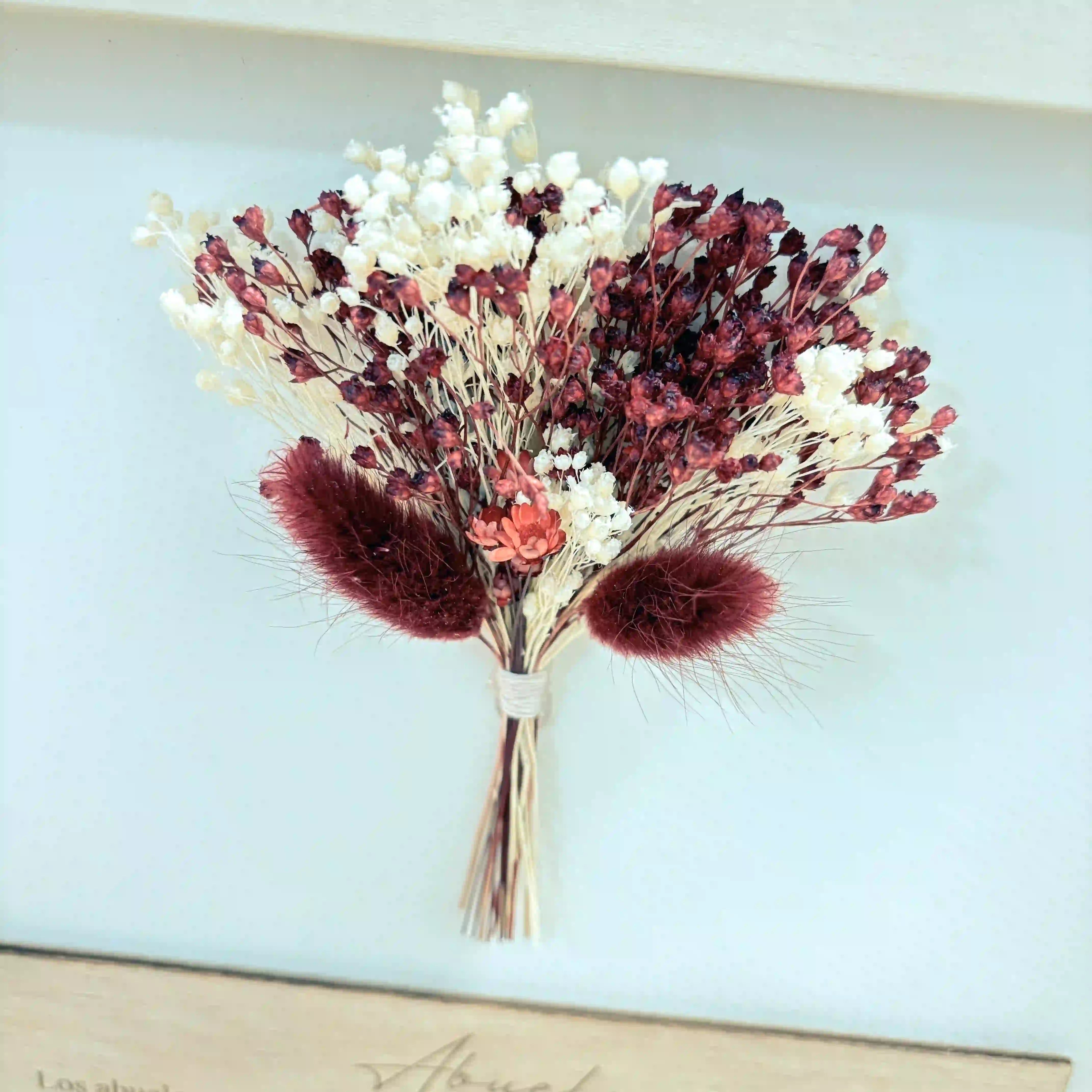 CUADRO FLOR "FRASE DE AMOR"