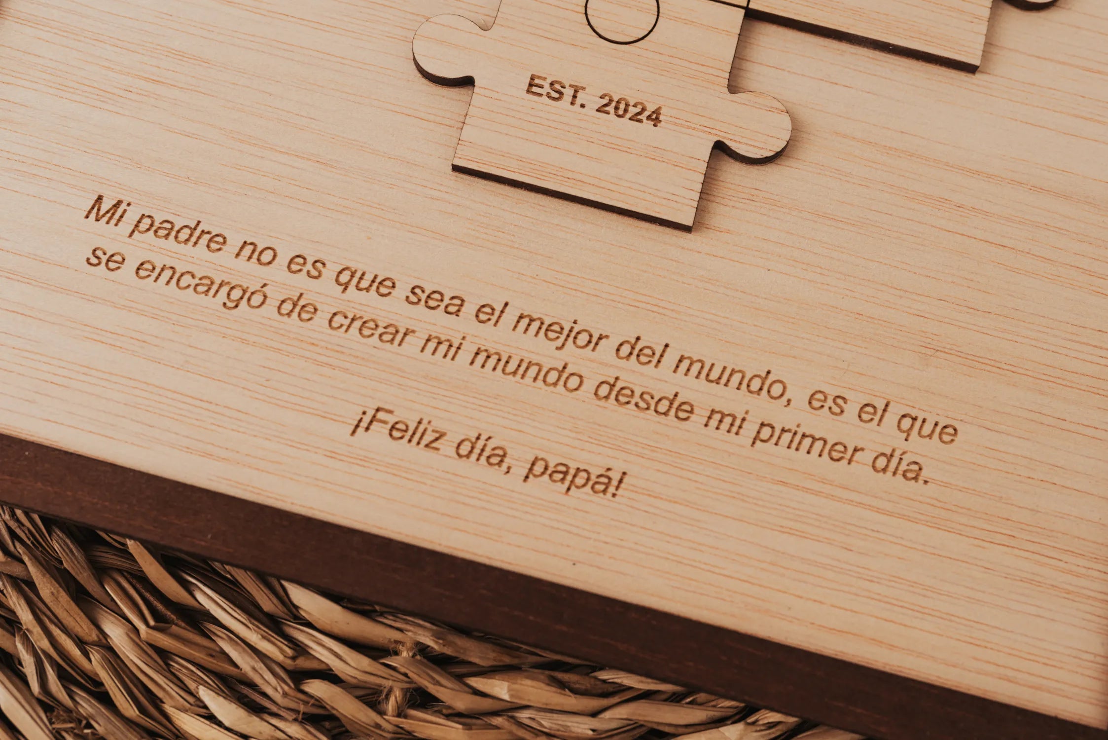 Cuadro Puzzle "Te Quiero Papá"