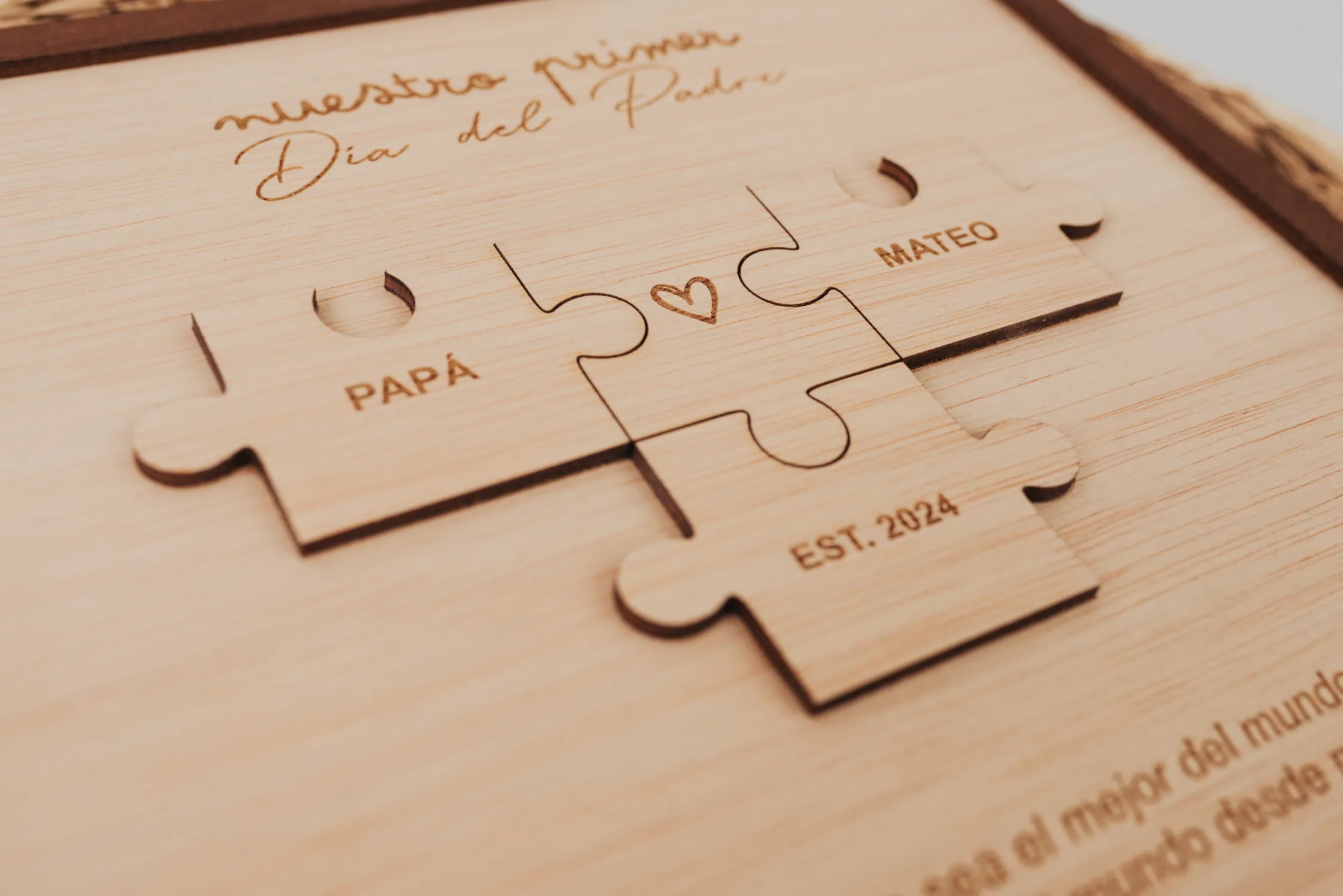 Cuadro Puzzle "Te Quiero Papá"