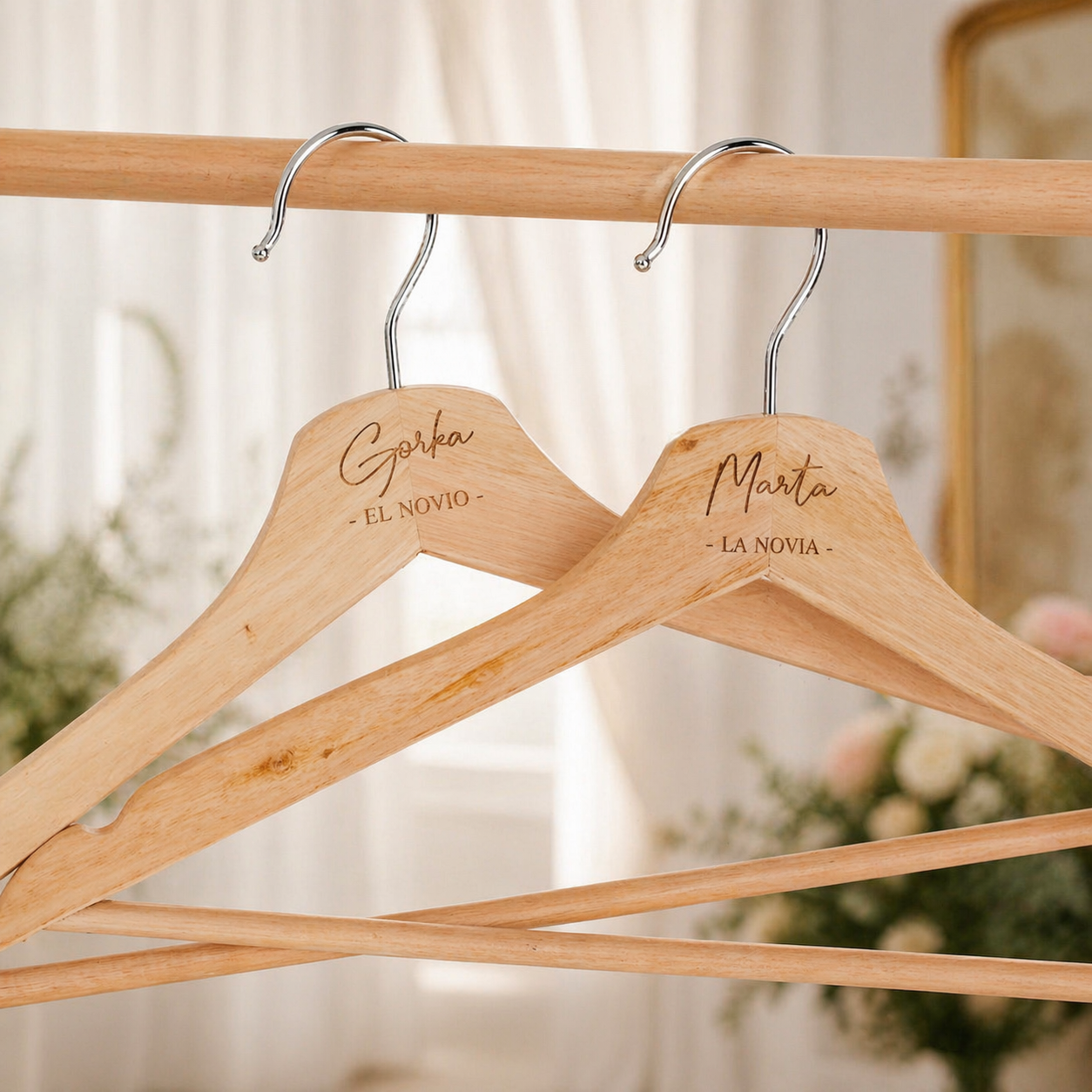 PACK PERCHAS DE MADERA “NOSOTROS”