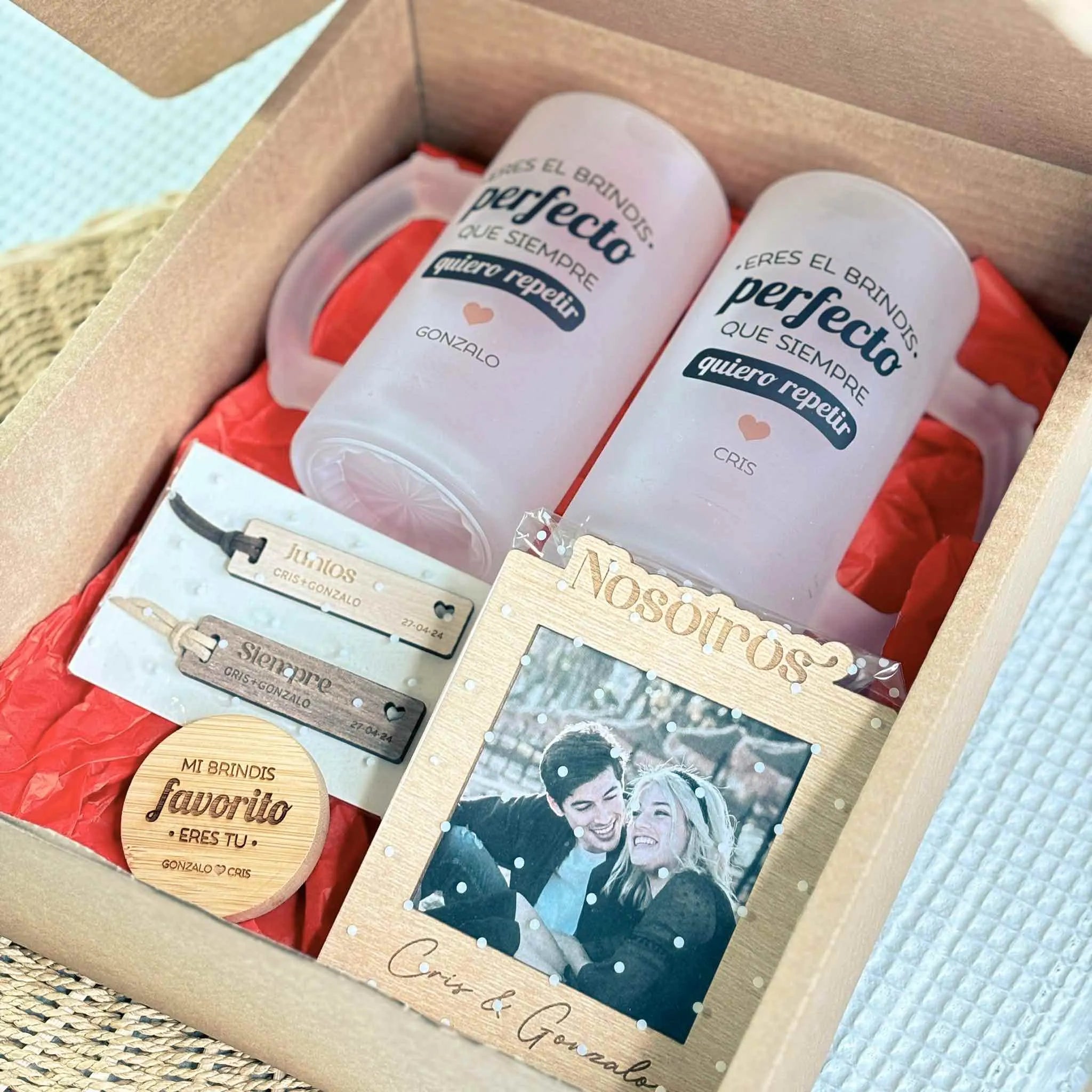 Pack Especial Parejas "BRINDIS PERFECTO"