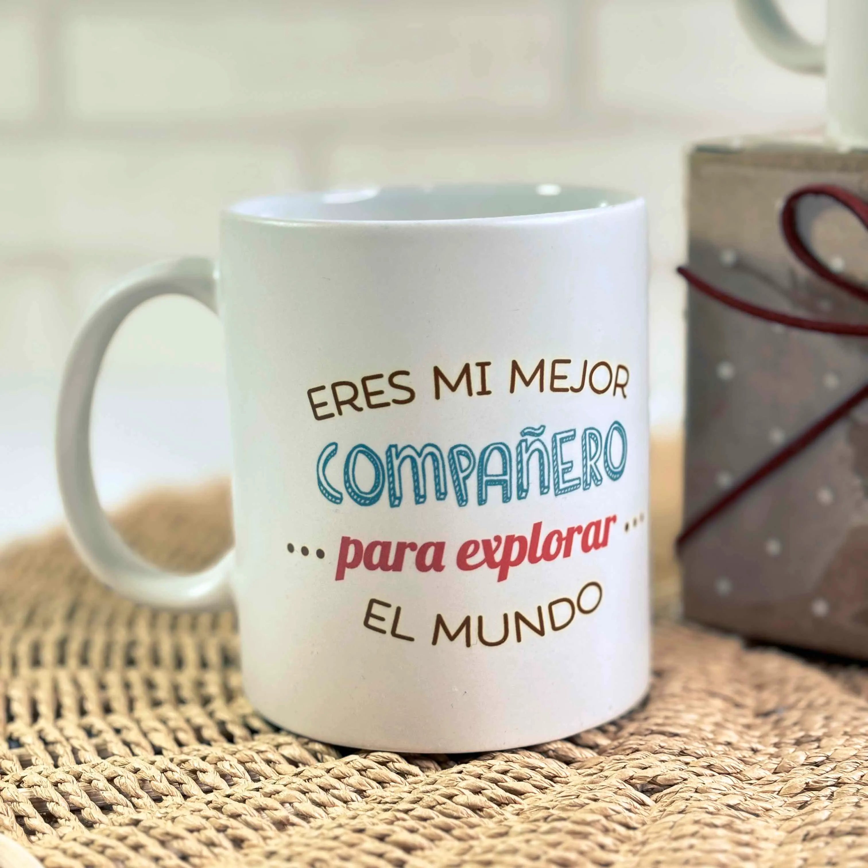 Pack Tazas Personalizadas "Mejor Compañero"