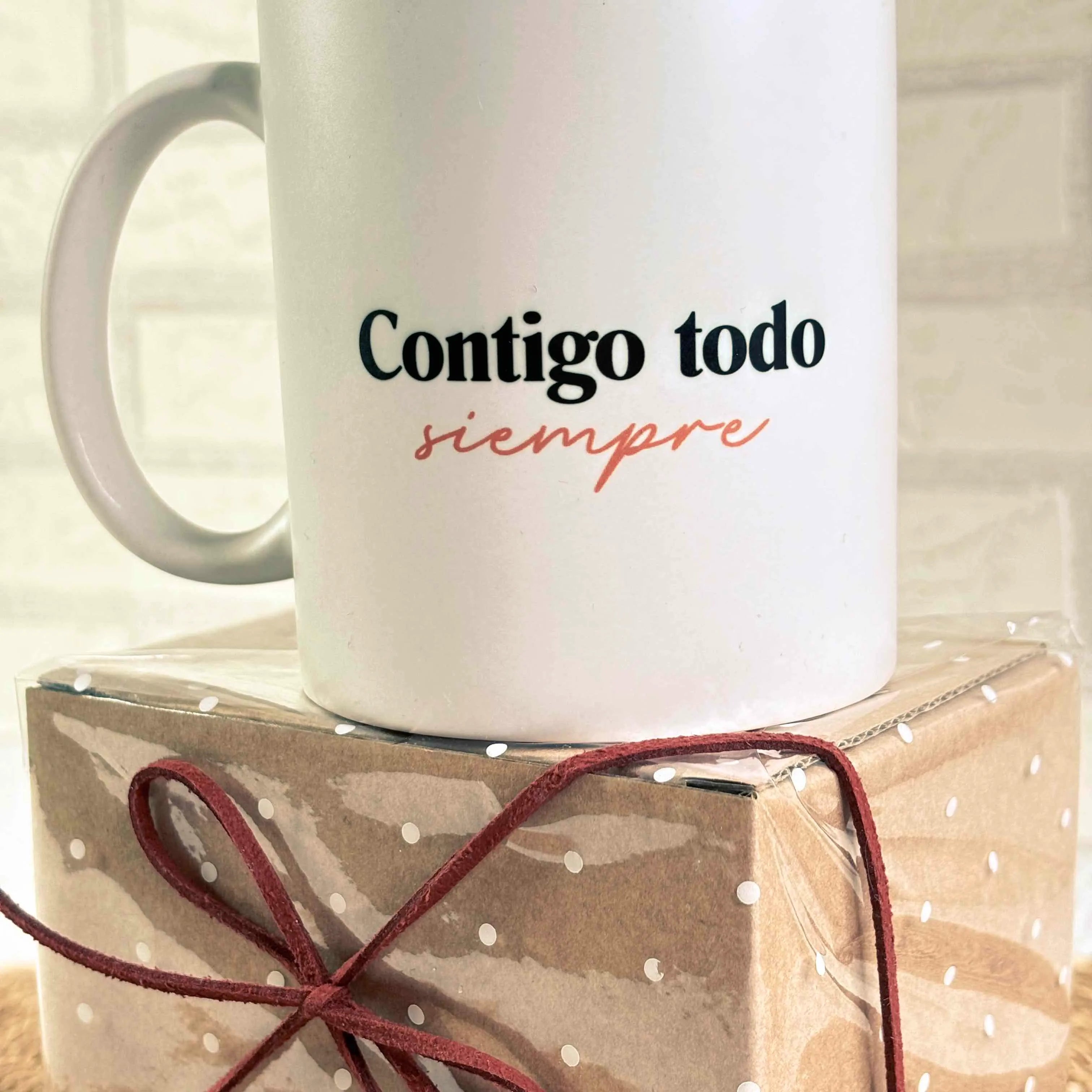 Taza Personalizada "Contigo Todo"