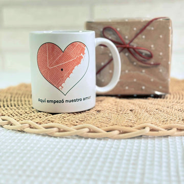 Taza Personalizada "Mapa de Amor"