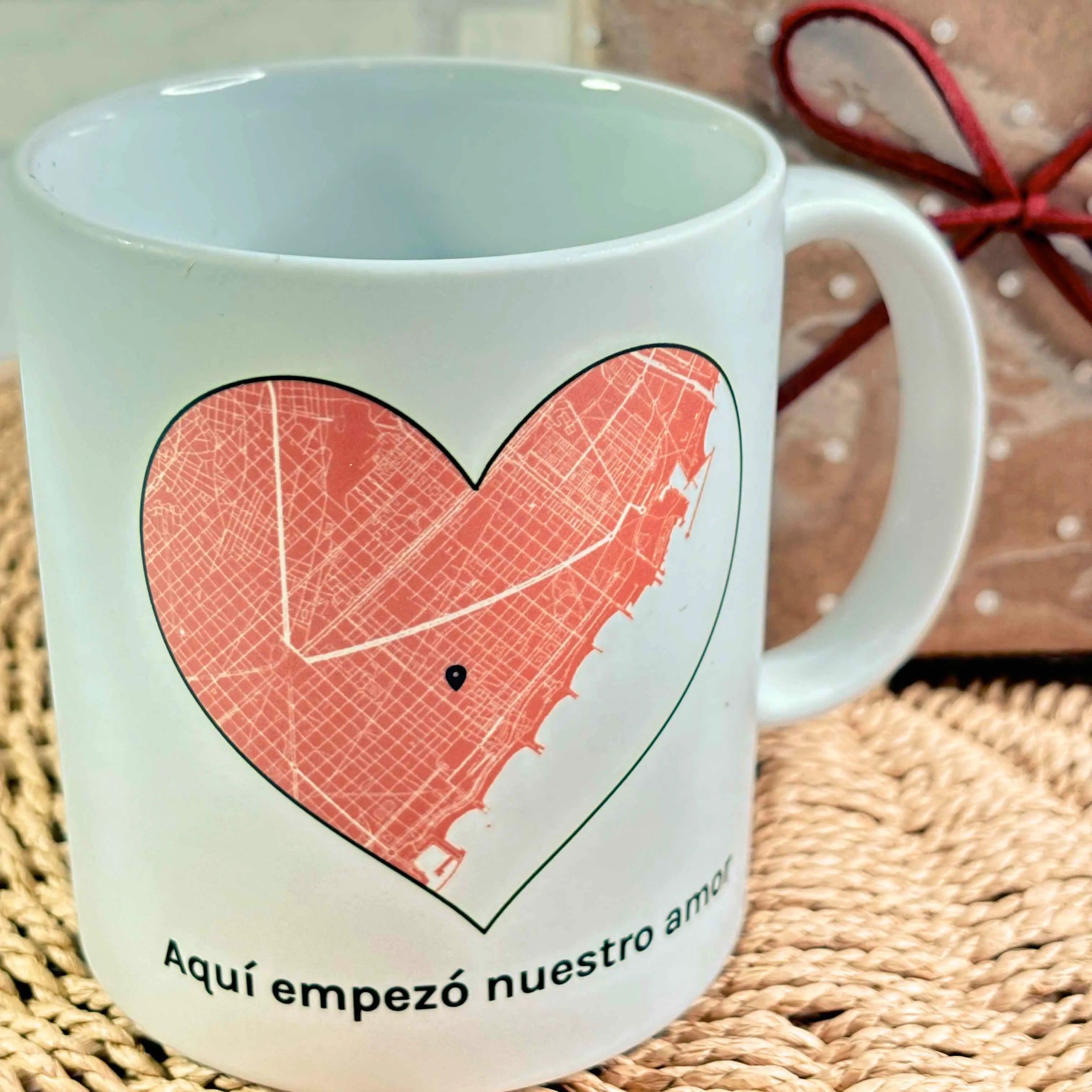 Taza Personalizada "Mapa de Amor"