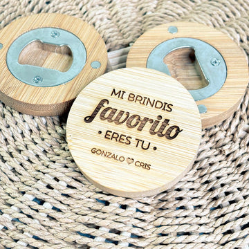 Abridor de Cerveza "Brindis Favorito"