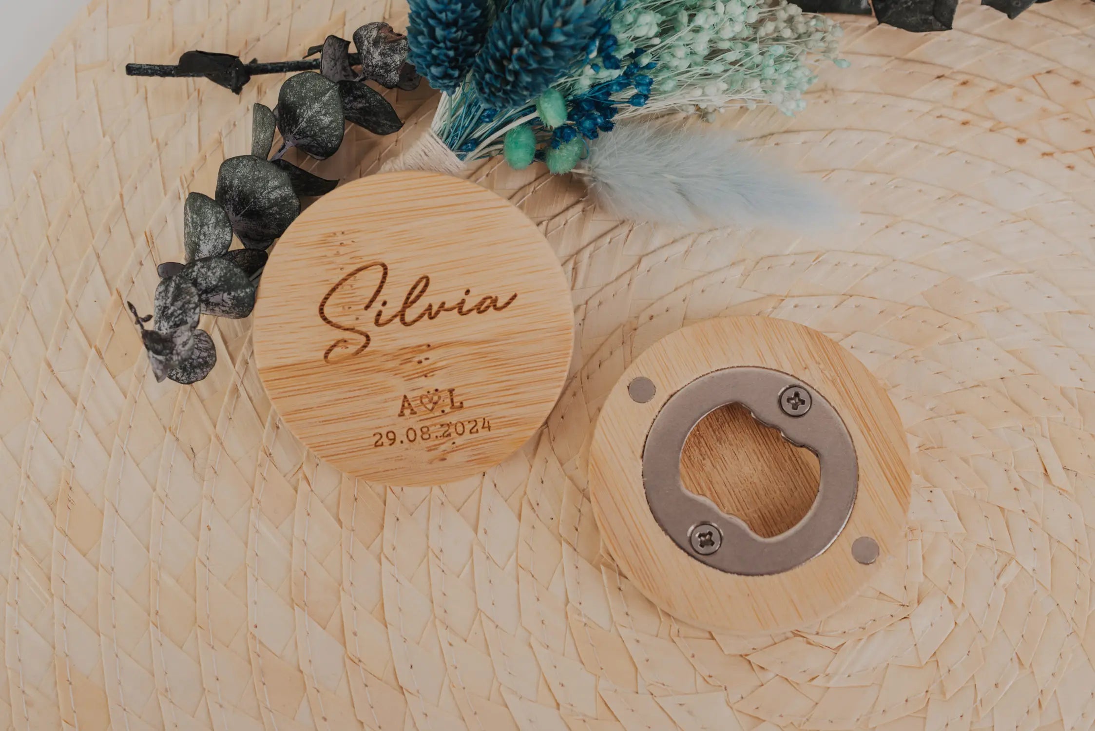 Abrebotellas Bambú "Marcasitio"