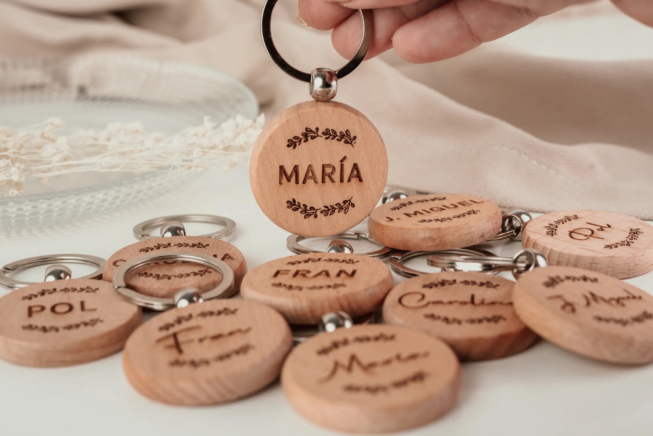 LLAVERO BODA MINIMAL