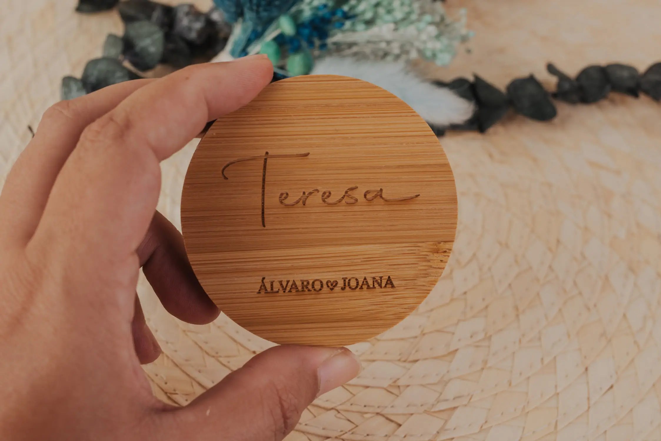 ESPEJO DE BAMBÚ "MARCASITIO"