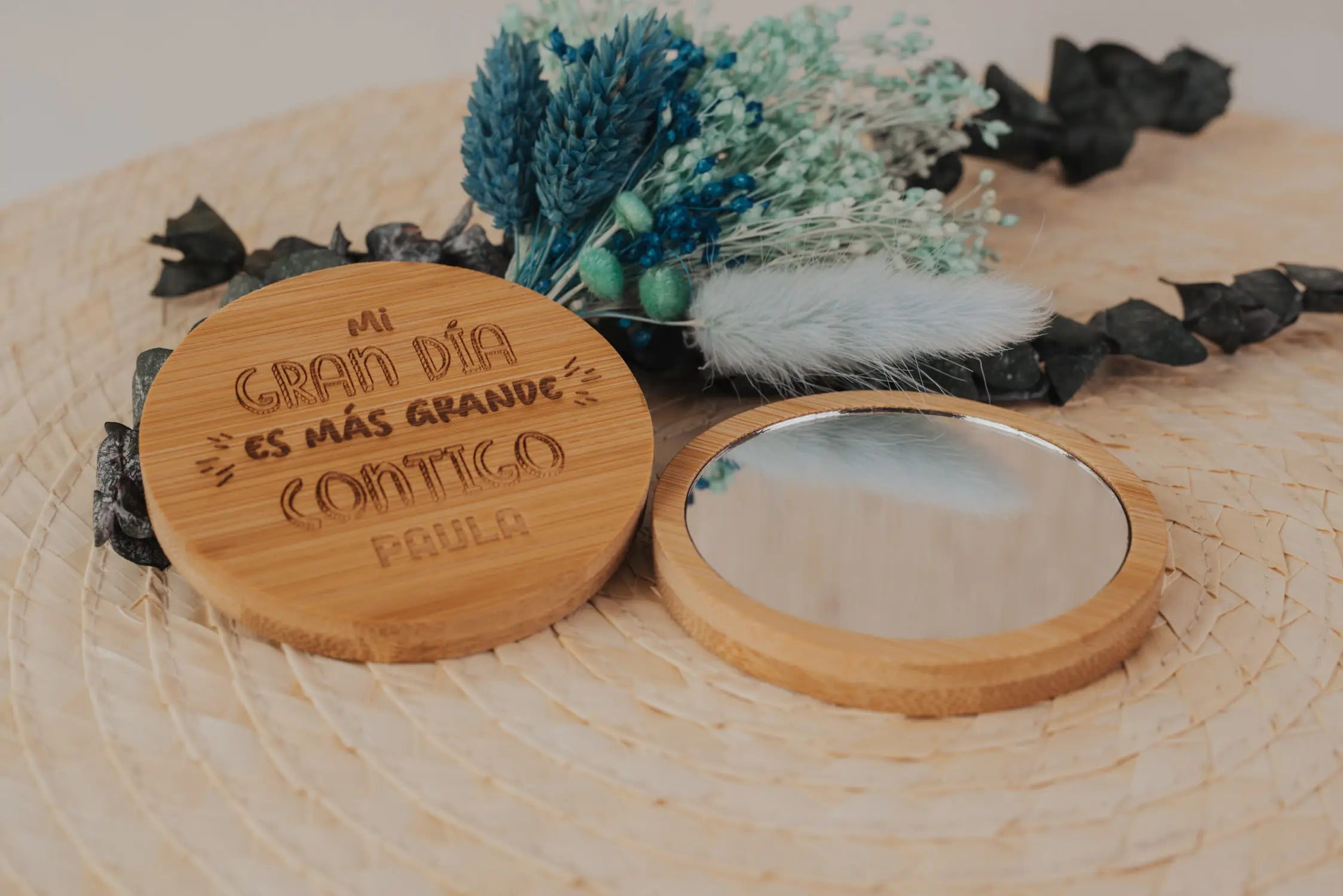 ESPEJO DE BAMBÚ "MI GRAN DÍA"