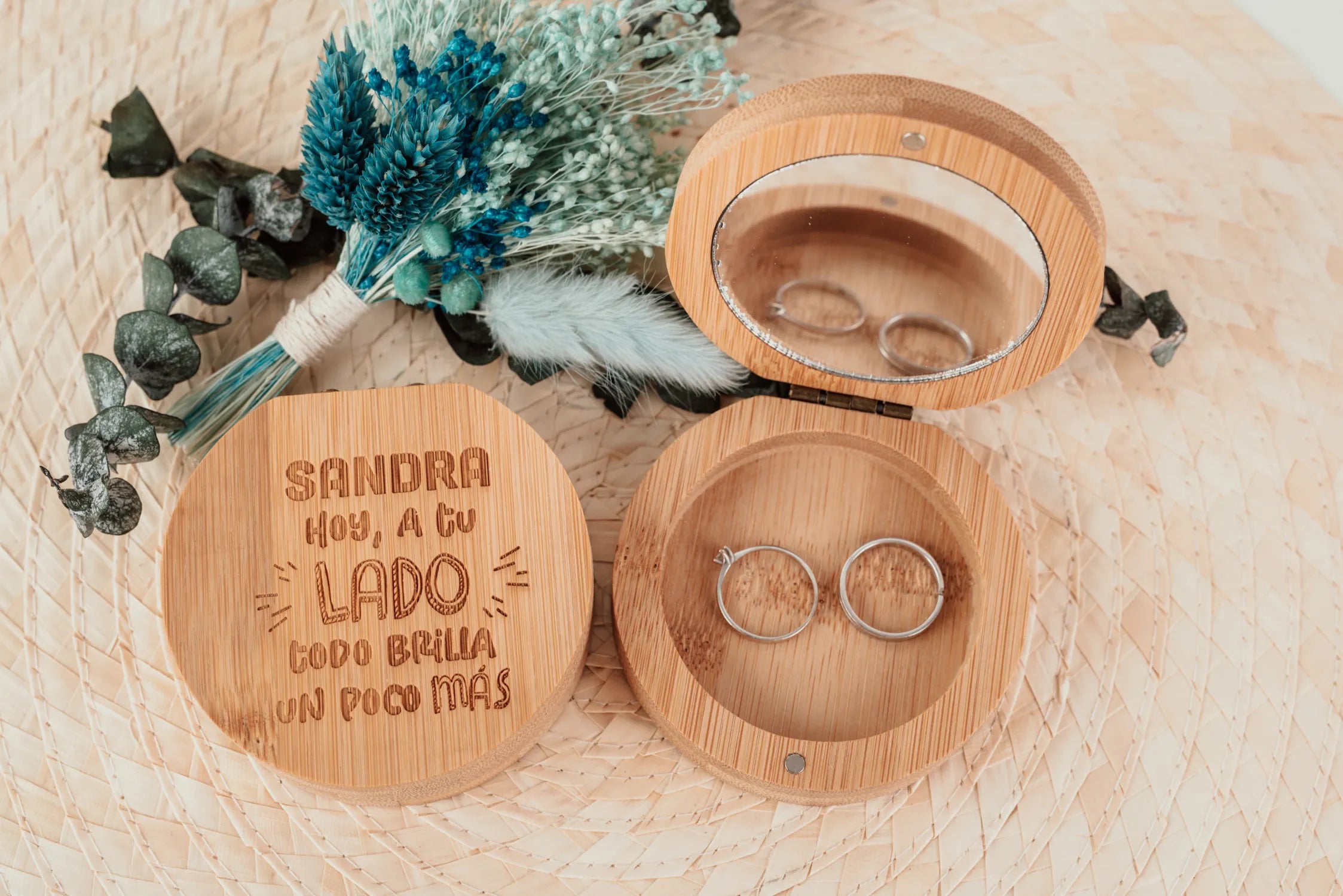 JOYERO DE BAMBÚ "A TU LADO"