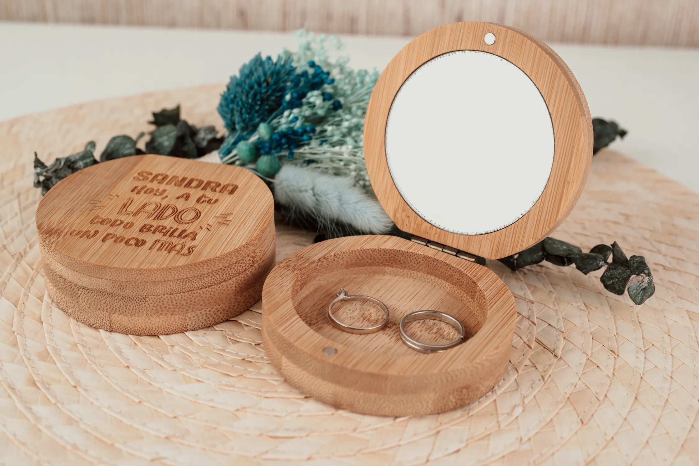 JOYERO DE BAMBÚ "A TU LADO"