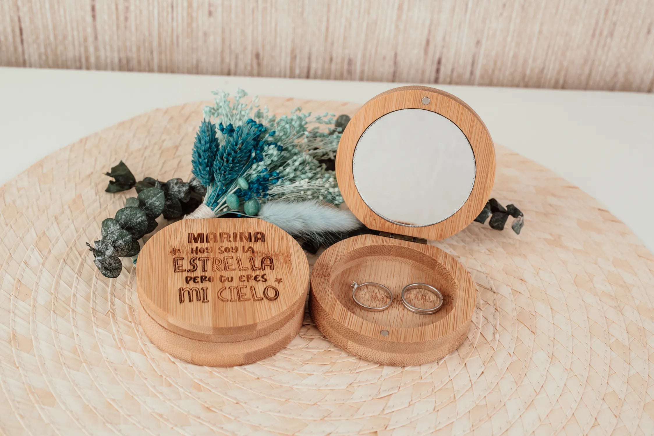 JOYERO DE BAMBÚ "MI CIELO"
