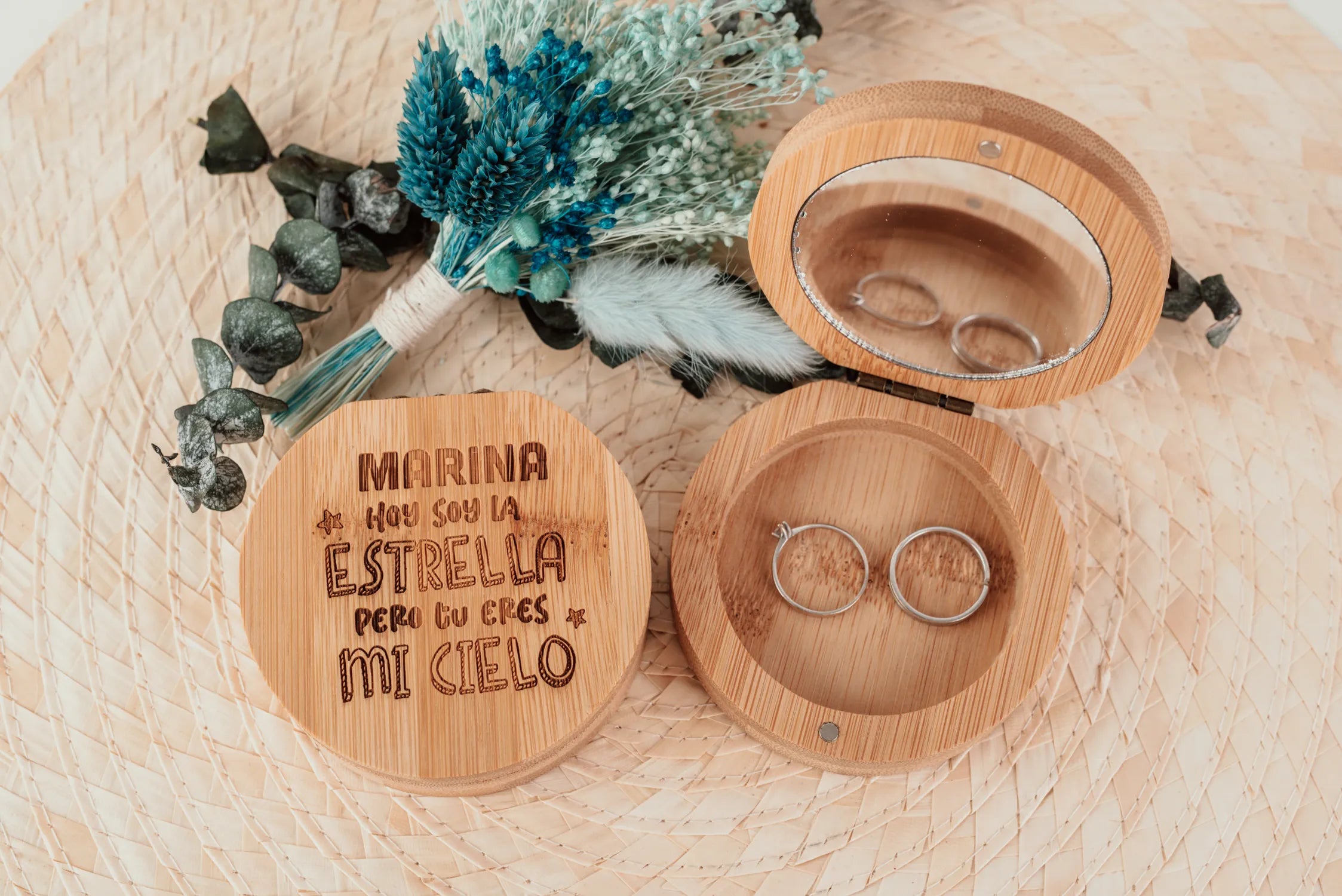 JOYERO DE BAMBÚ "MI CIELO"