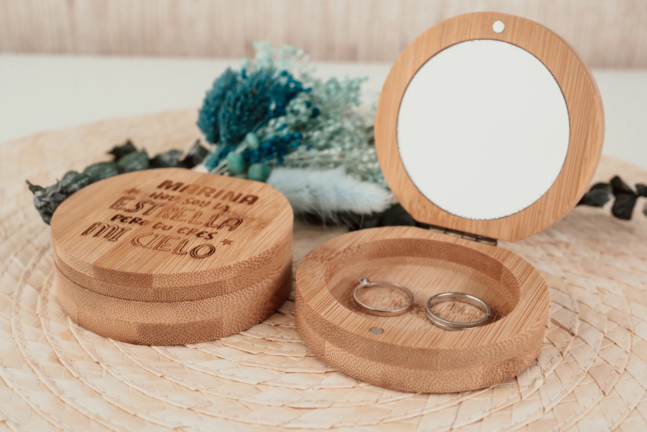 JOYERO DE BAMBÚ "MI CIELO"