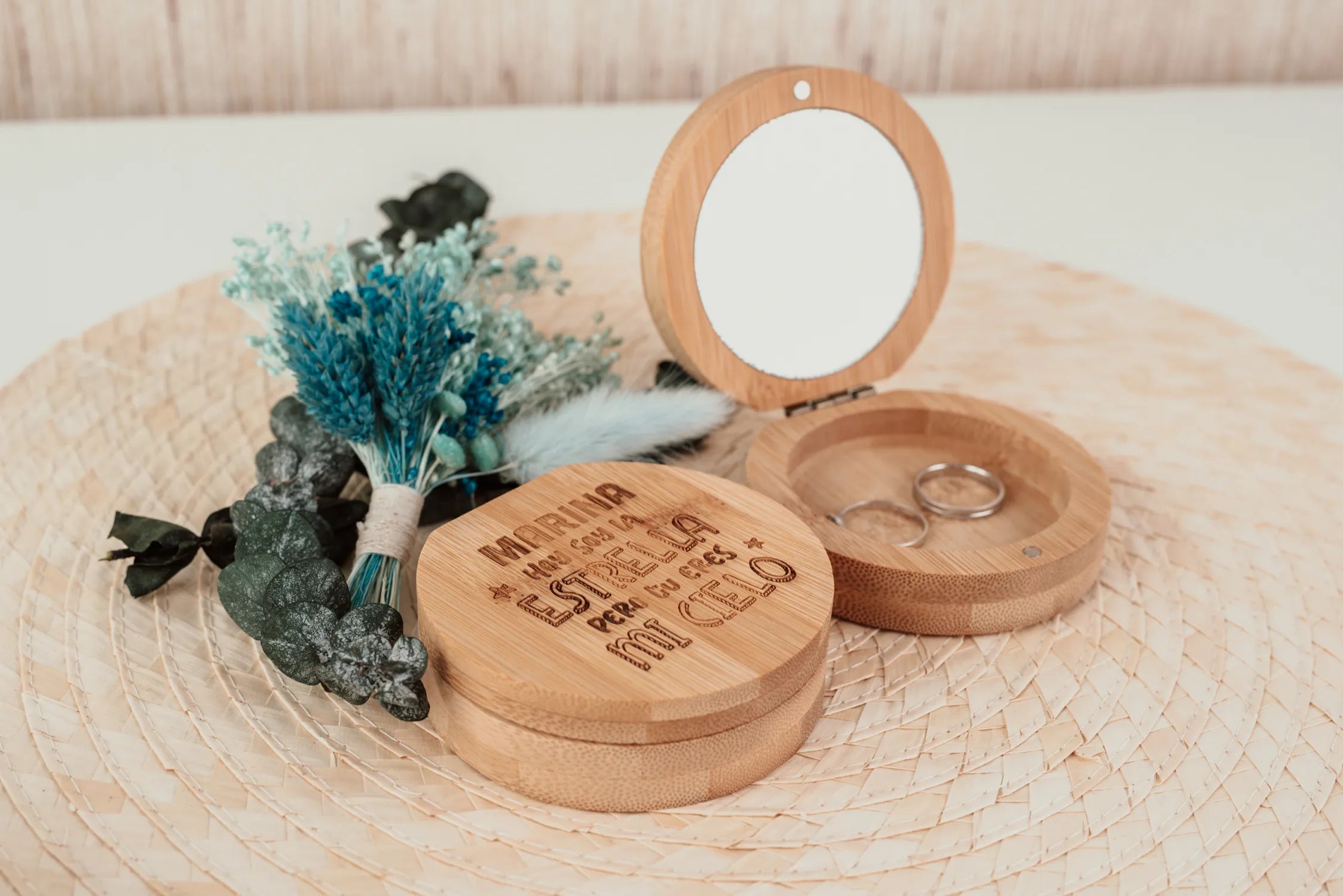 JOYERO DE BAMBÚ "MI CIELO"