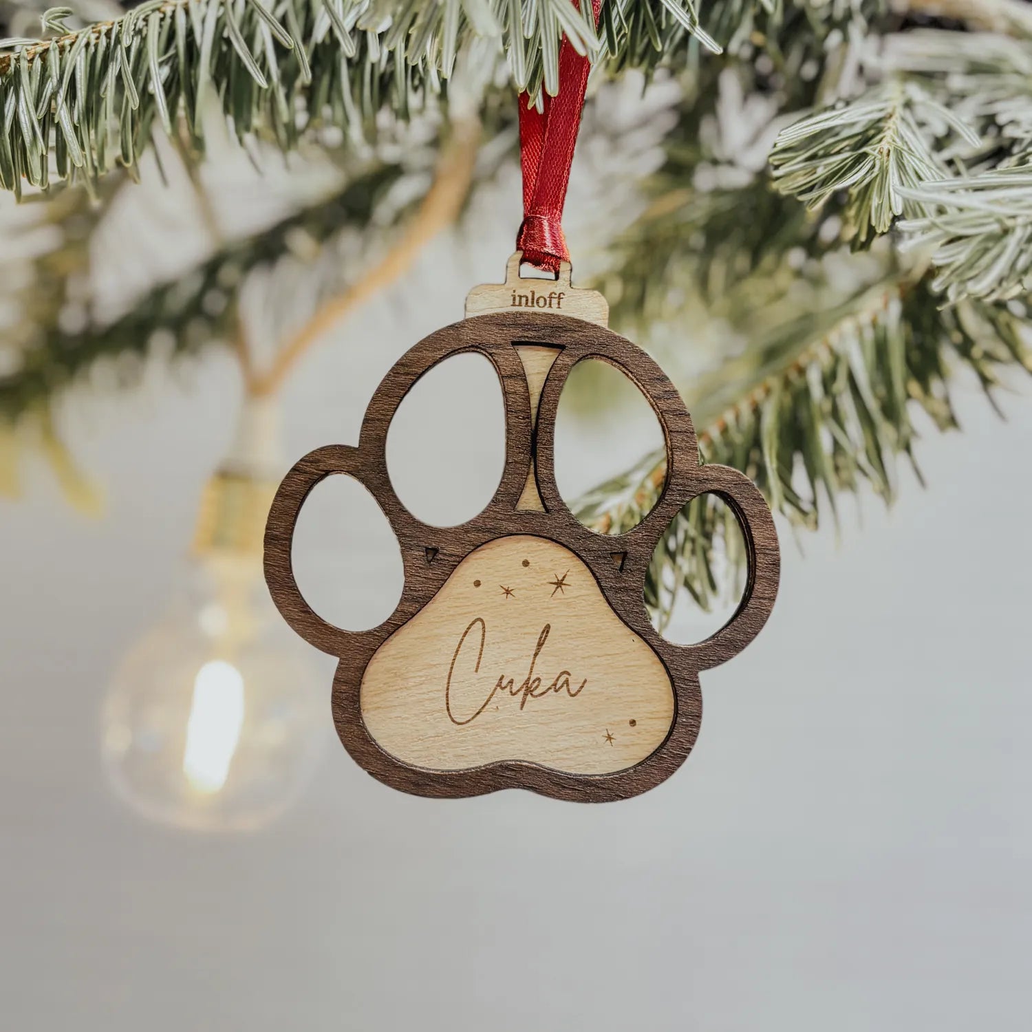 BOLA DE NAVIDAD "FIGURAS GRABADAS"