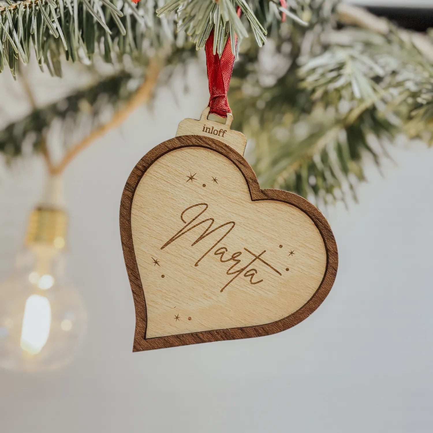 BOLA DE NAVIDAD "FIGURAS GRABADAS"