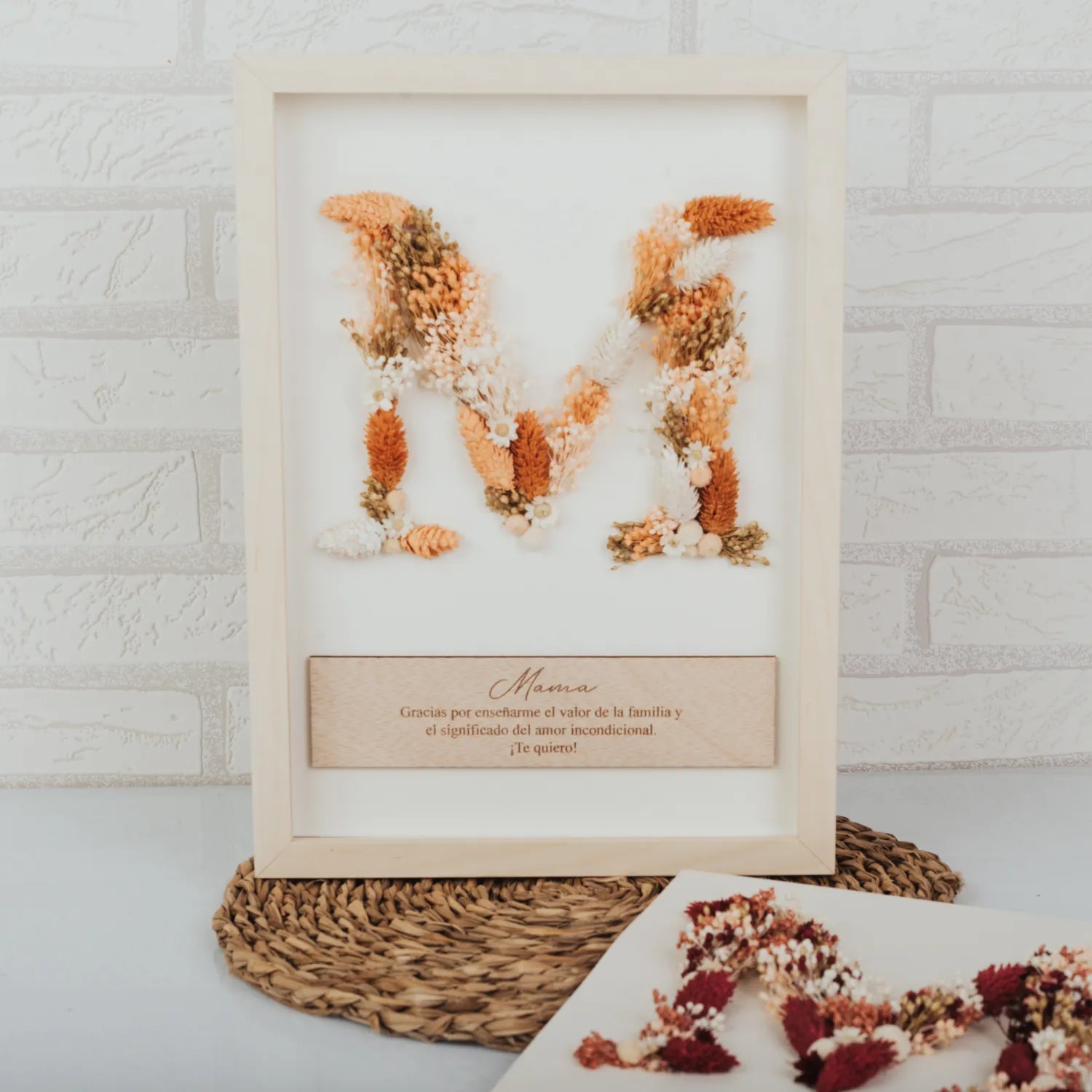 CUADRO FLOR "INICIAL DE AMOR"