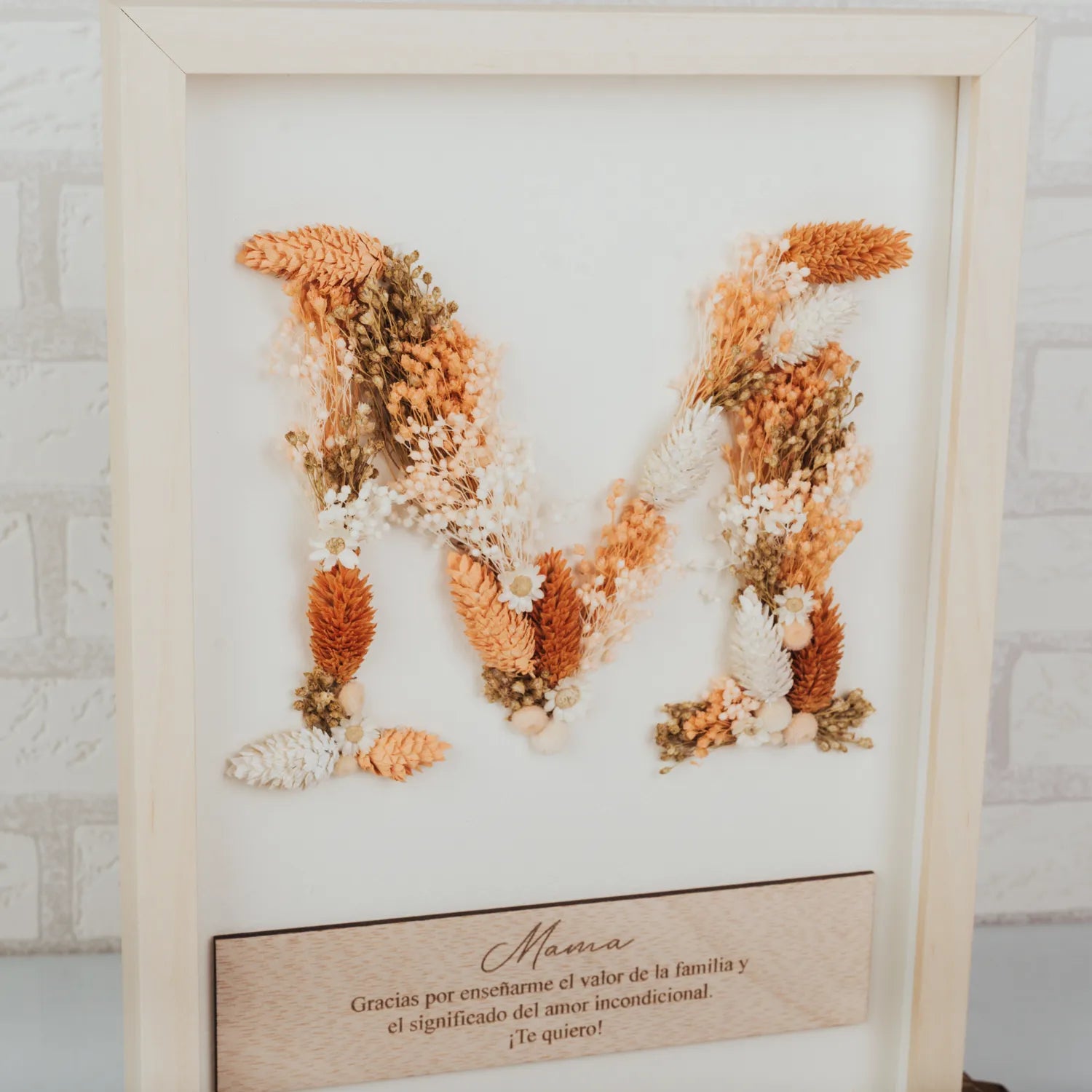 CUADRO FLOR "INICIAL DE AMOR"