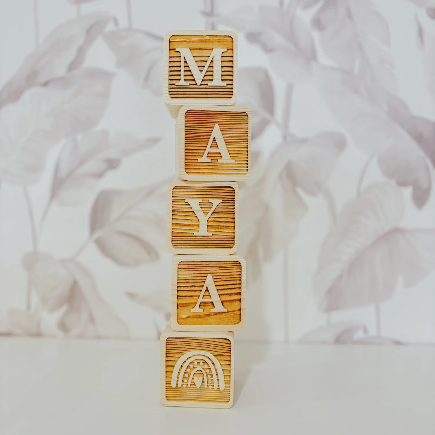 CUBOS NOMBRE PERSONALIZADO "RUSTIK"