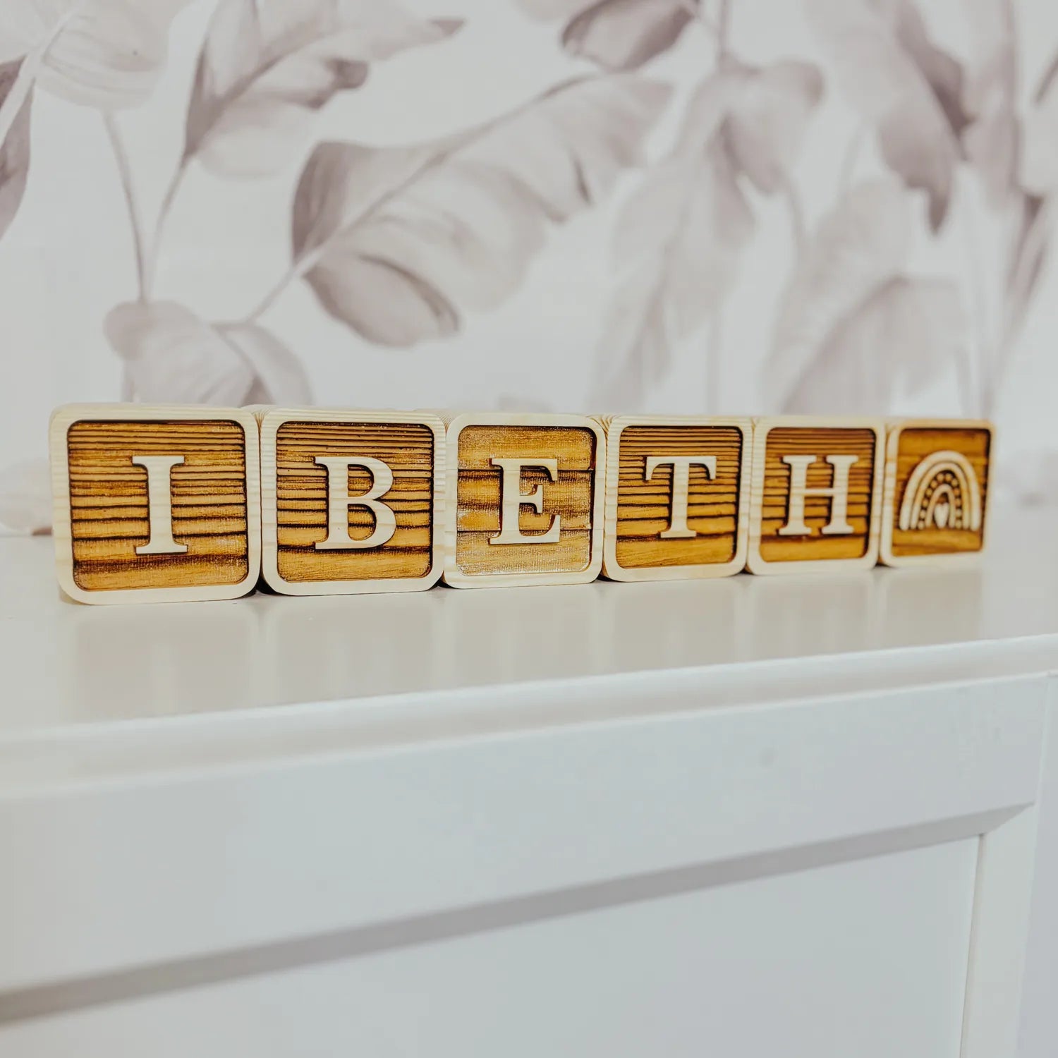 CUBOS NOMBRE PERSONALIZADO "RUSTIK"