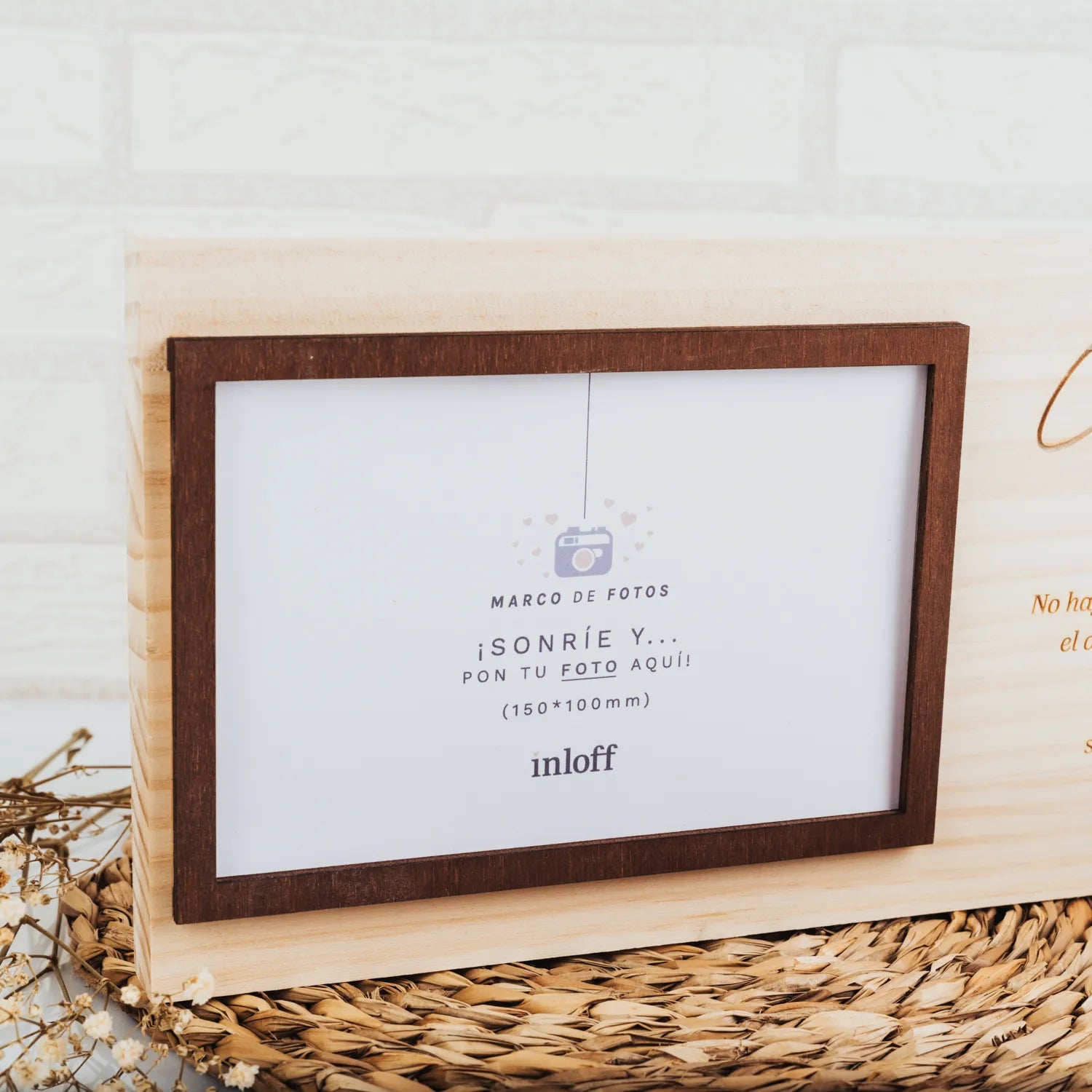 MARCO DE MADERA “MENSAJE”