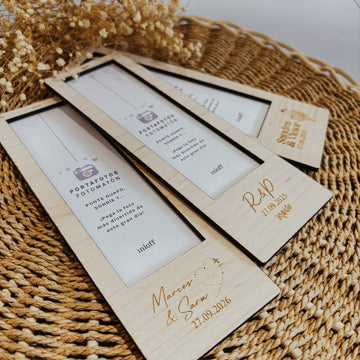 Portafotos Imán Fotomatón "Boda"