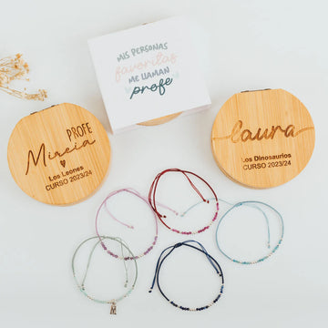 KIT PULSERA PLATA + JOYERO ESPECIAL PROFES