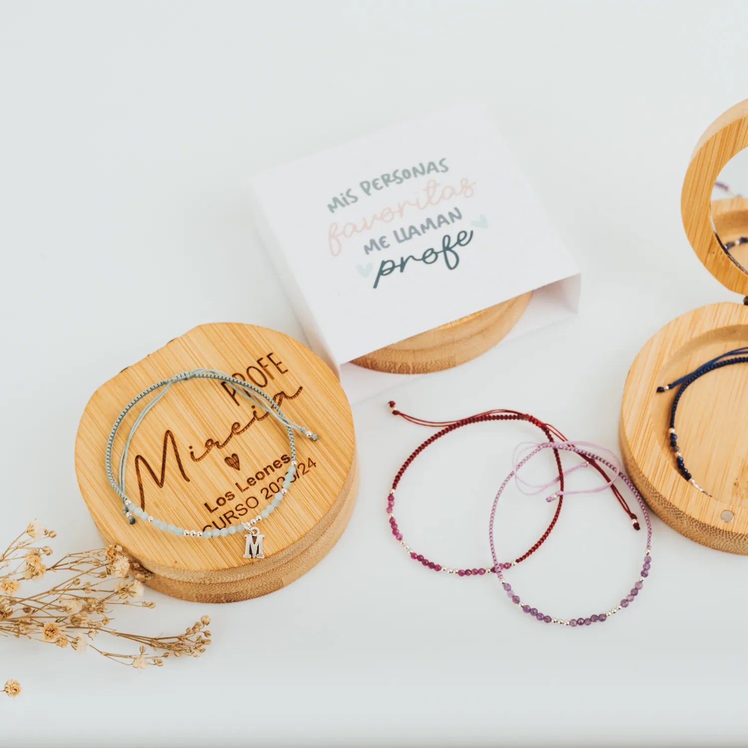 PACK PLACA PROFE + JOYERO PLATA