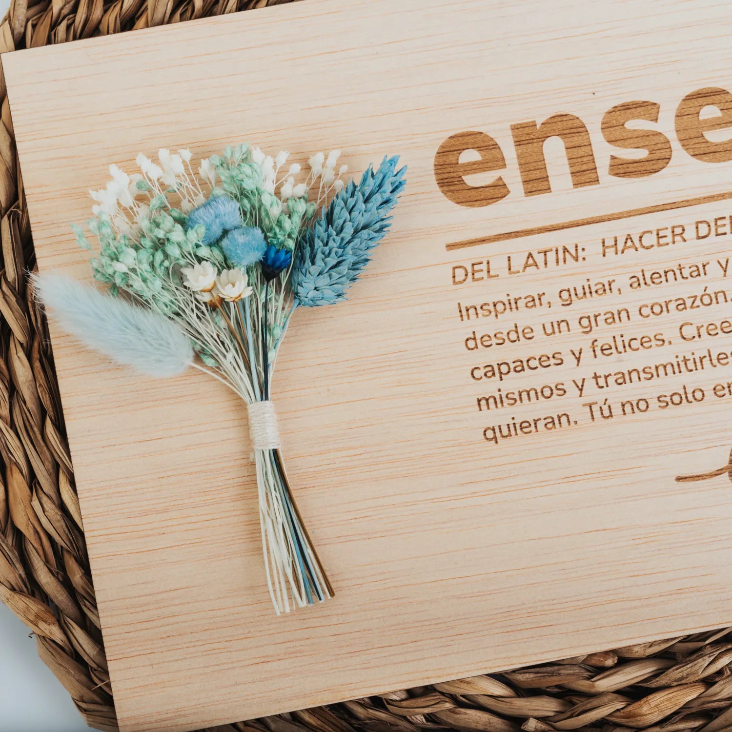 PLACA DEDICATORIA PROFE